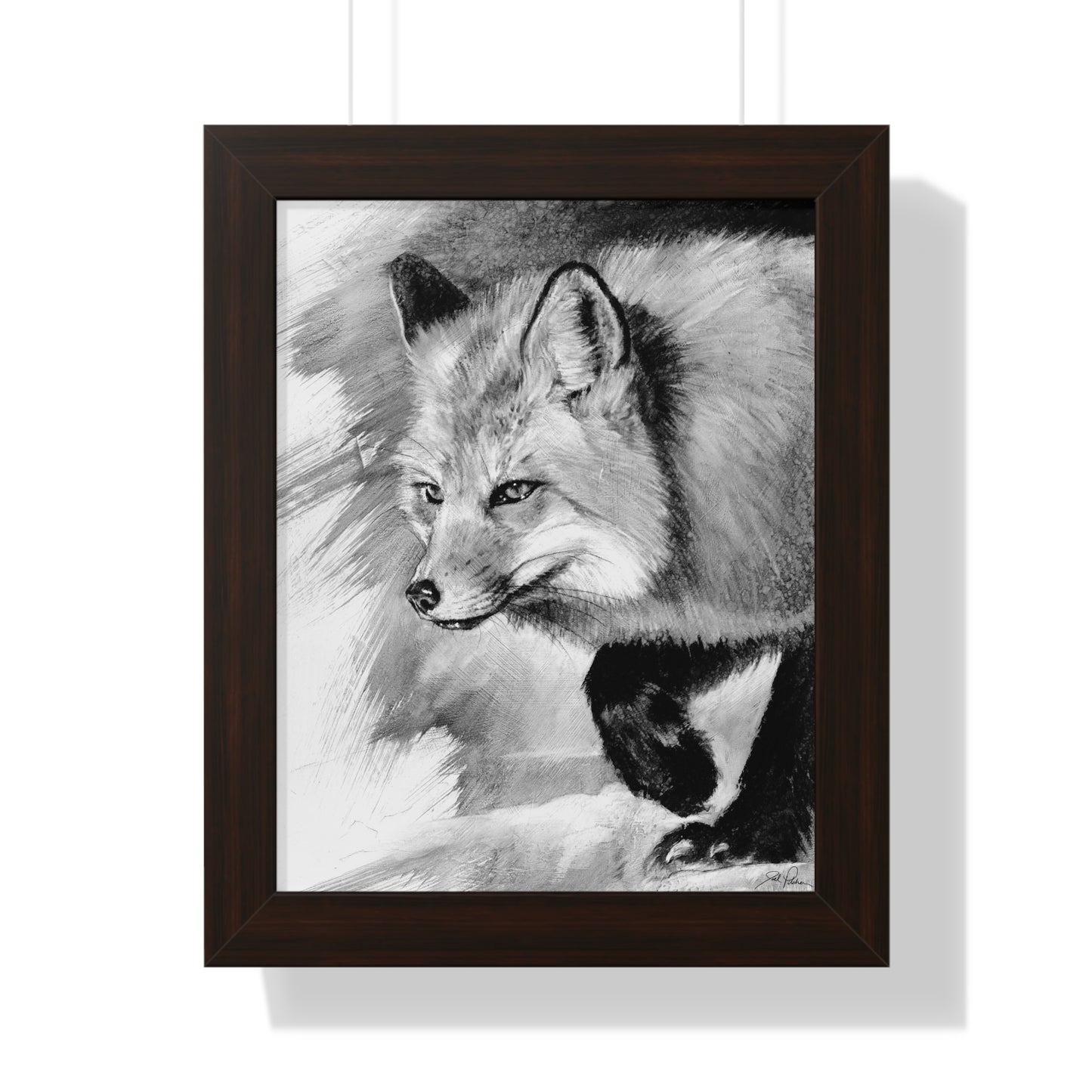 "Fox" Framed Paper Print