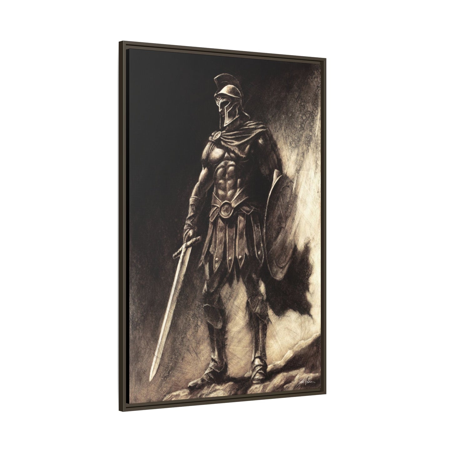 "Armor of God" Framed Canvas