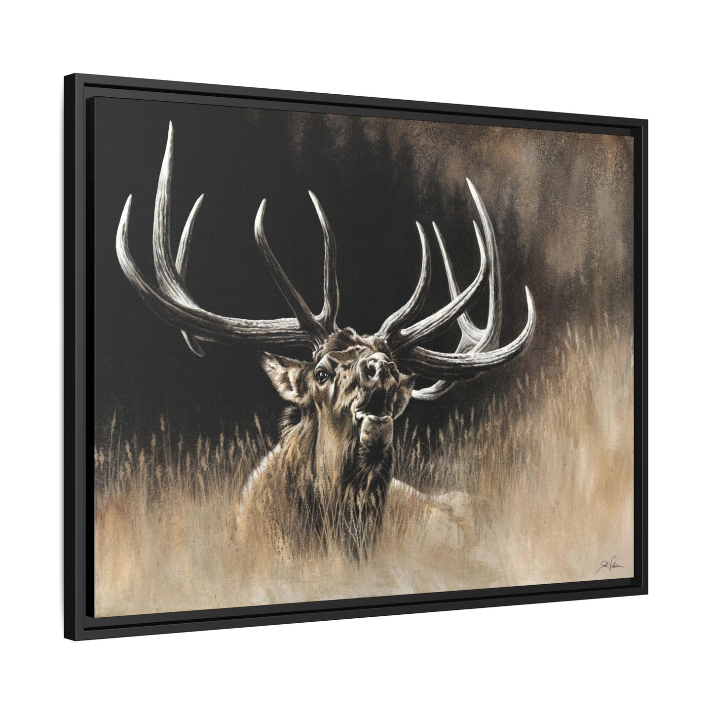 "Wake Up Call" Framed Canvas