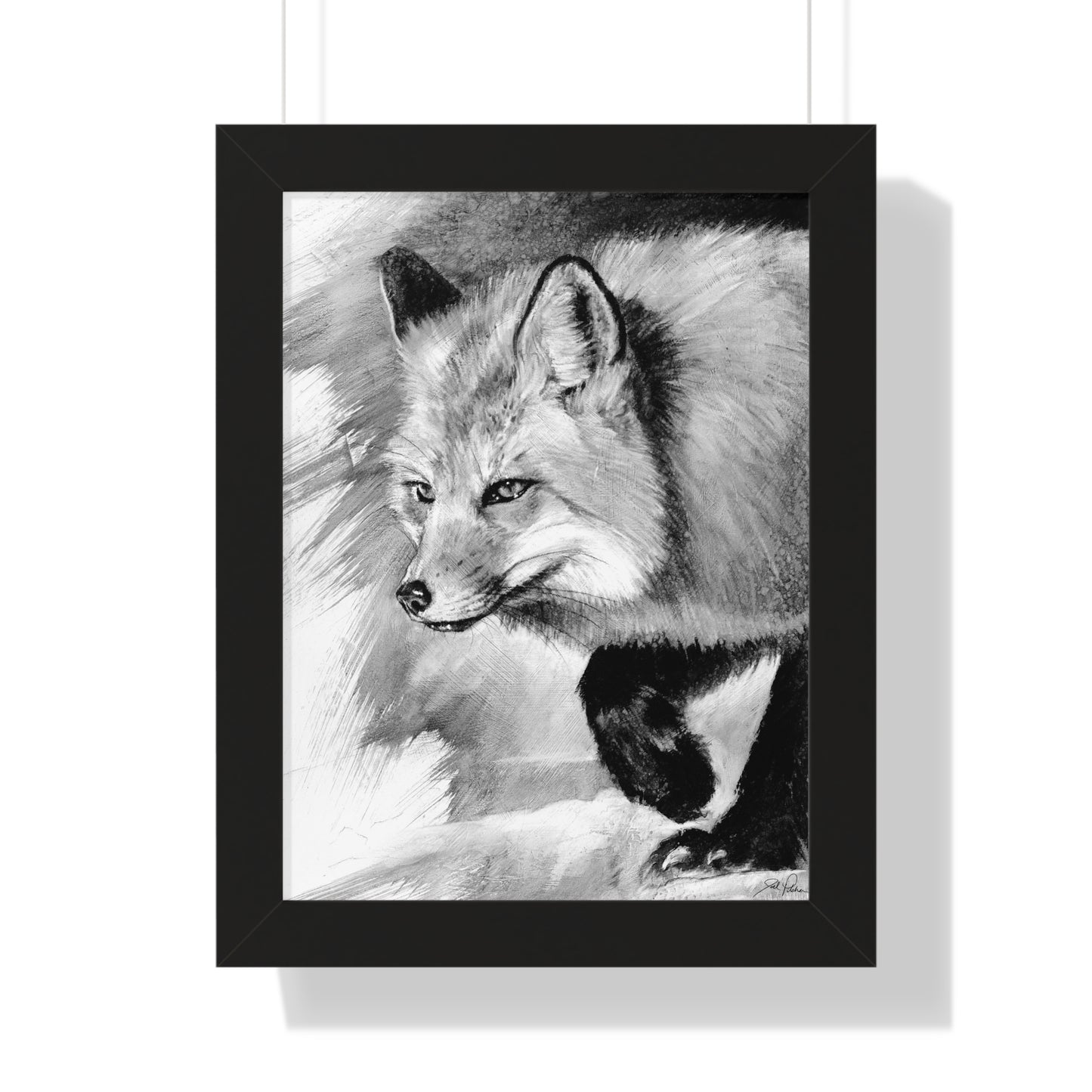 "Fox" Framed Paper Print