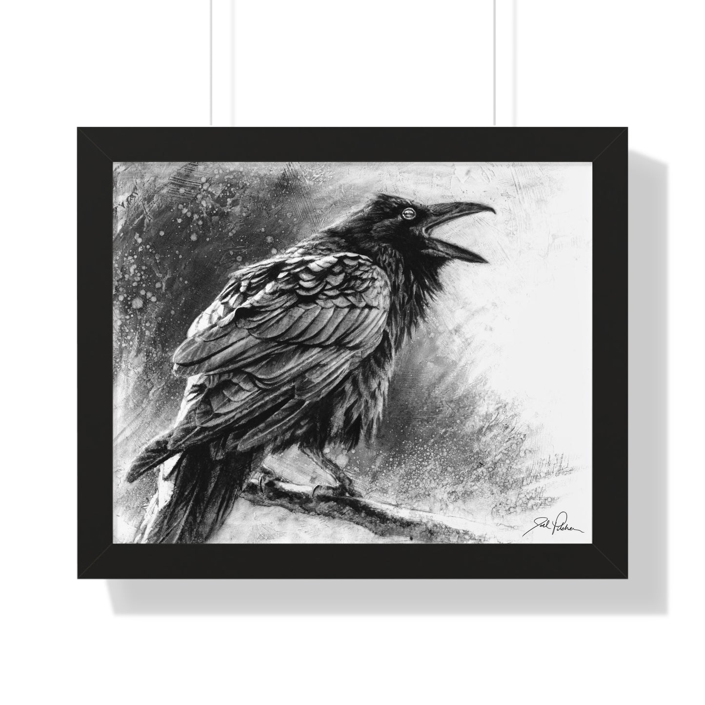 "Raven" Framed Paper Print