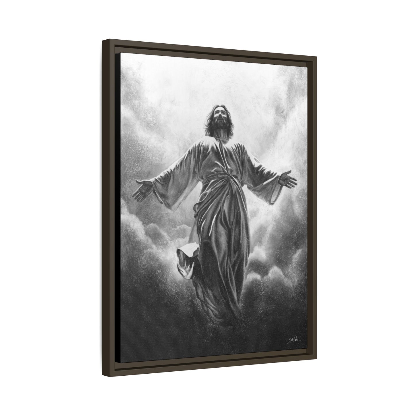 "In His Glory" Framed Canvas