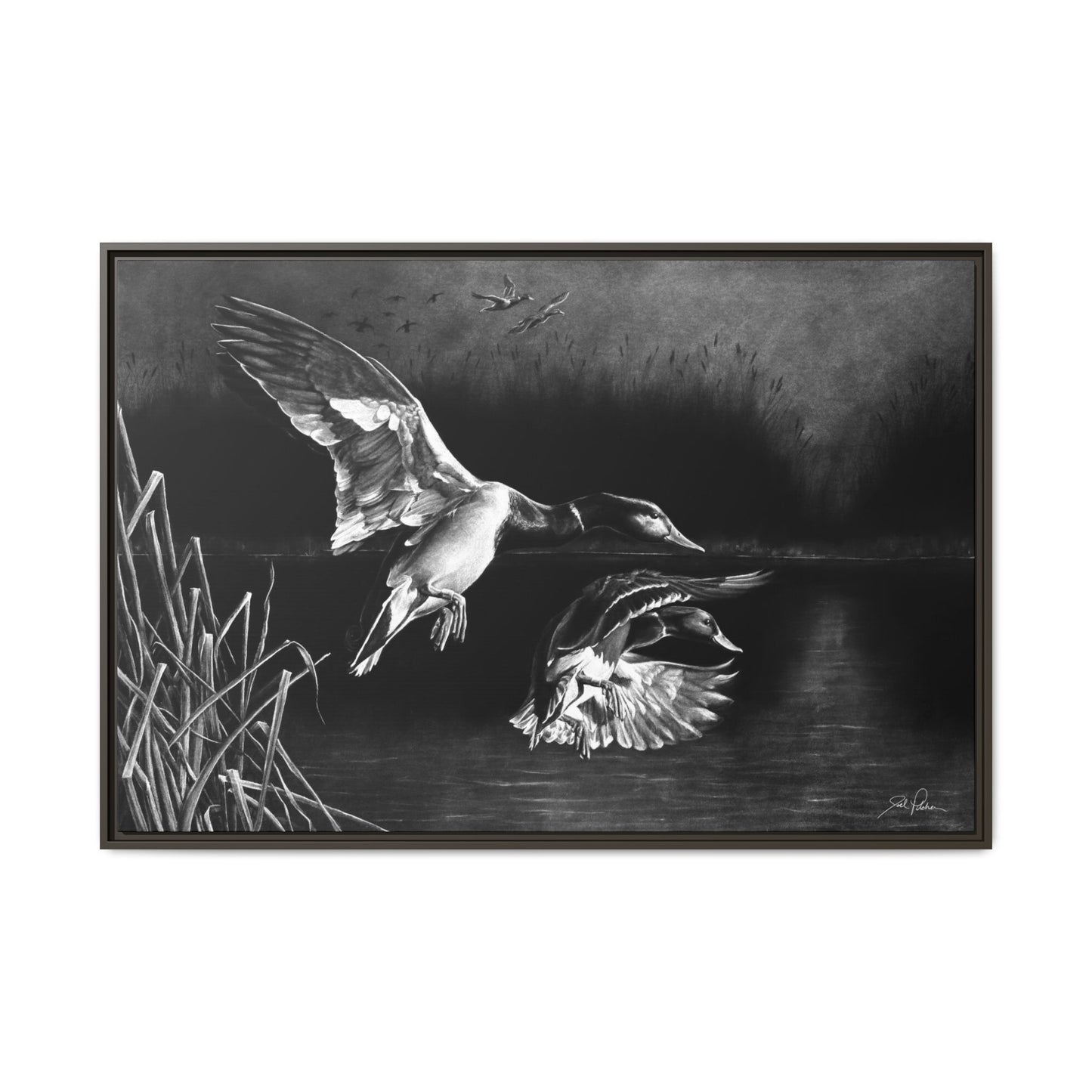 "Banded Brothers" Framed Canvas