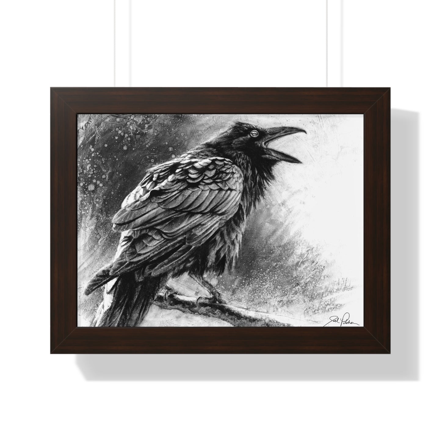 "Raven" Framed Paper Print