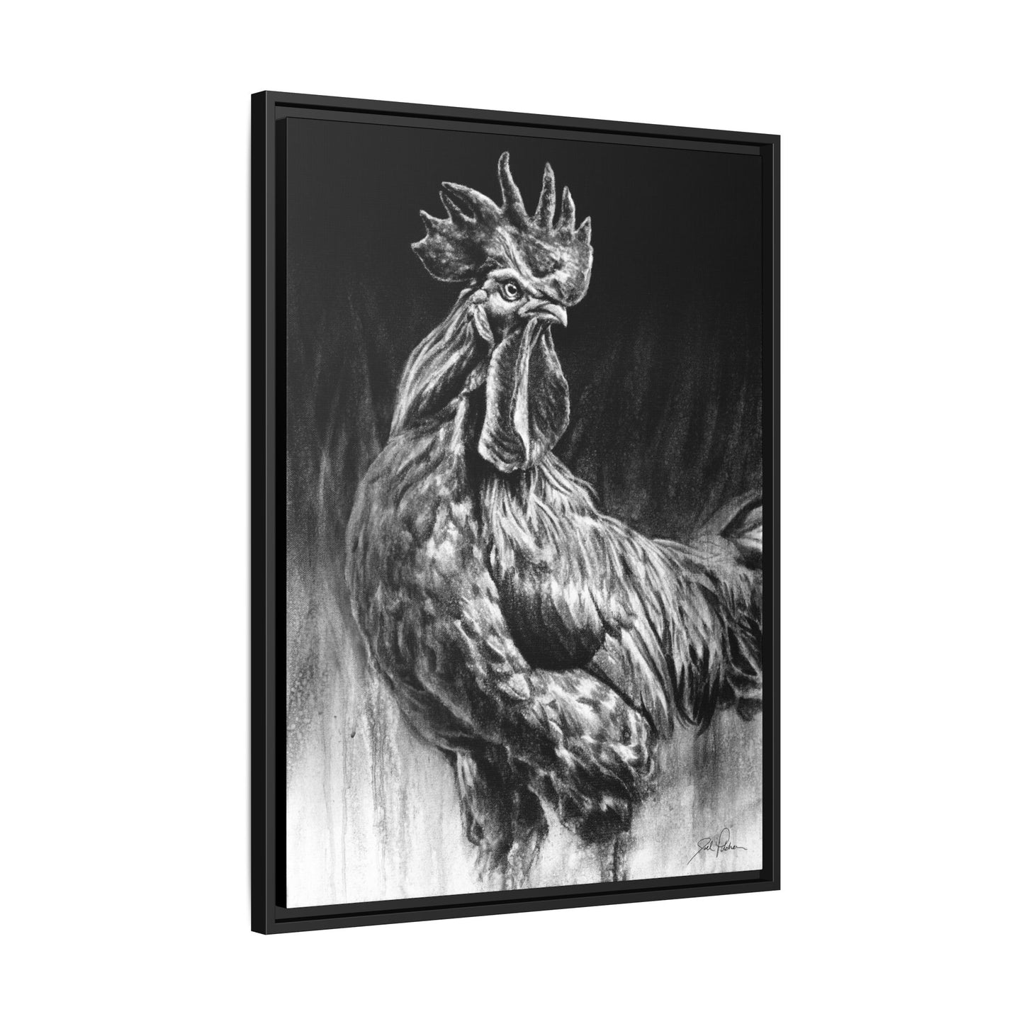 "Yard Boss" Framed Canvas