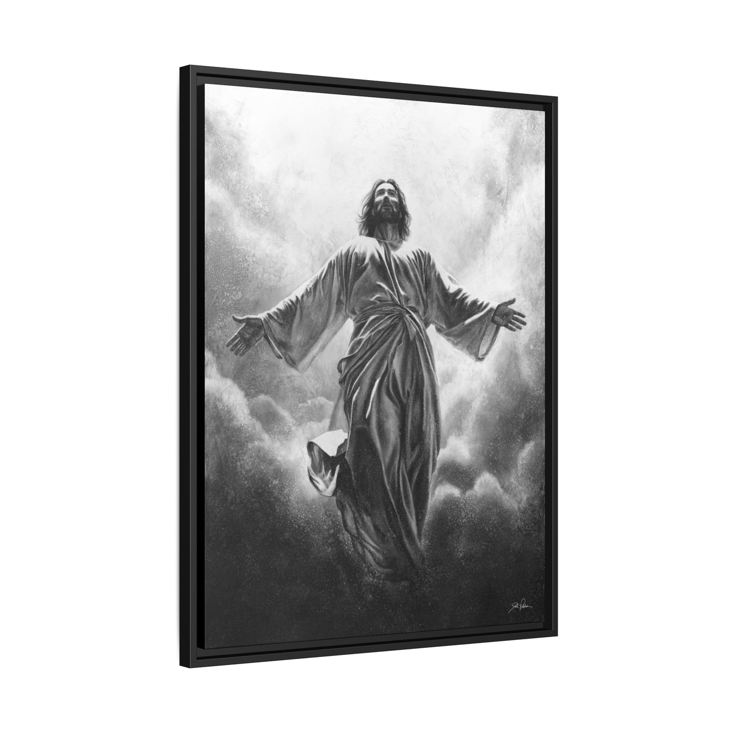 "In His Glory" Framed Canvas