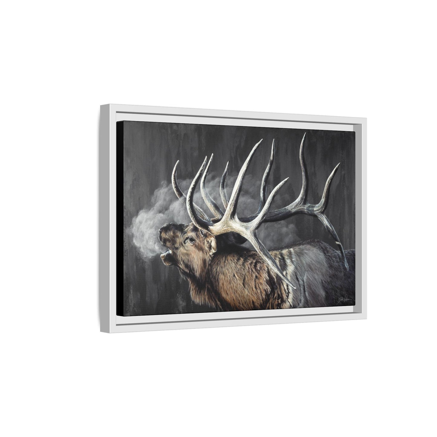 "Last Call" Framed Canvas