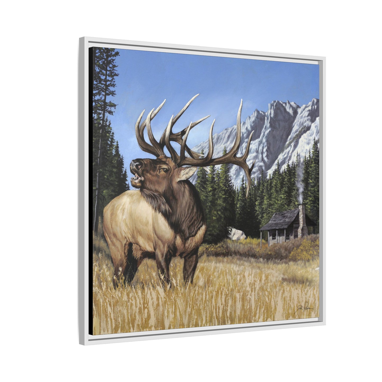 "Sanctuary" Framed Canvas