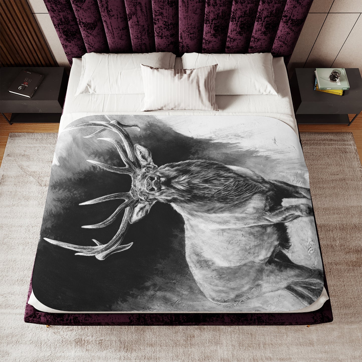 "Standing Tall" Sherpa Blanket.