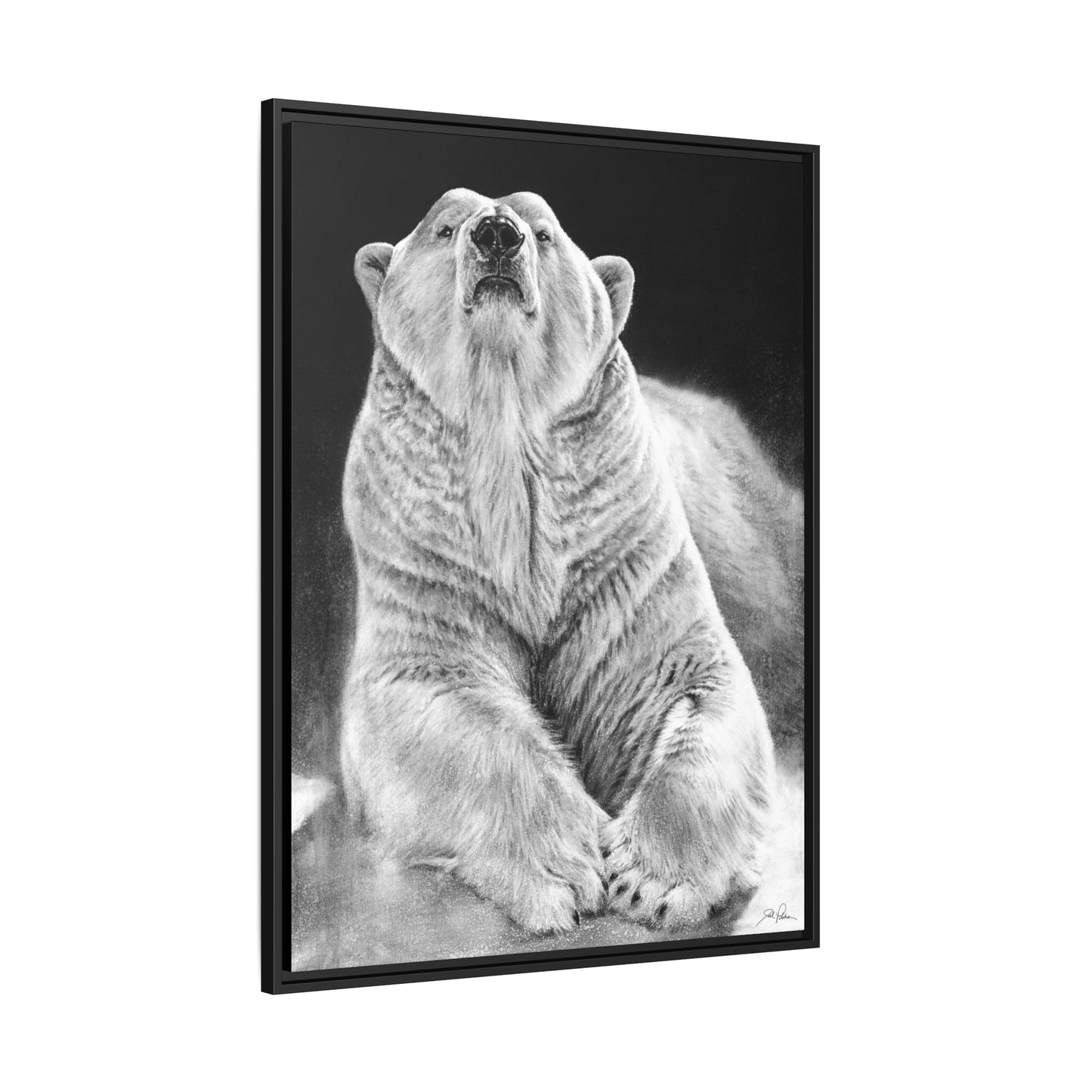 "Defiant" Framed Canvas