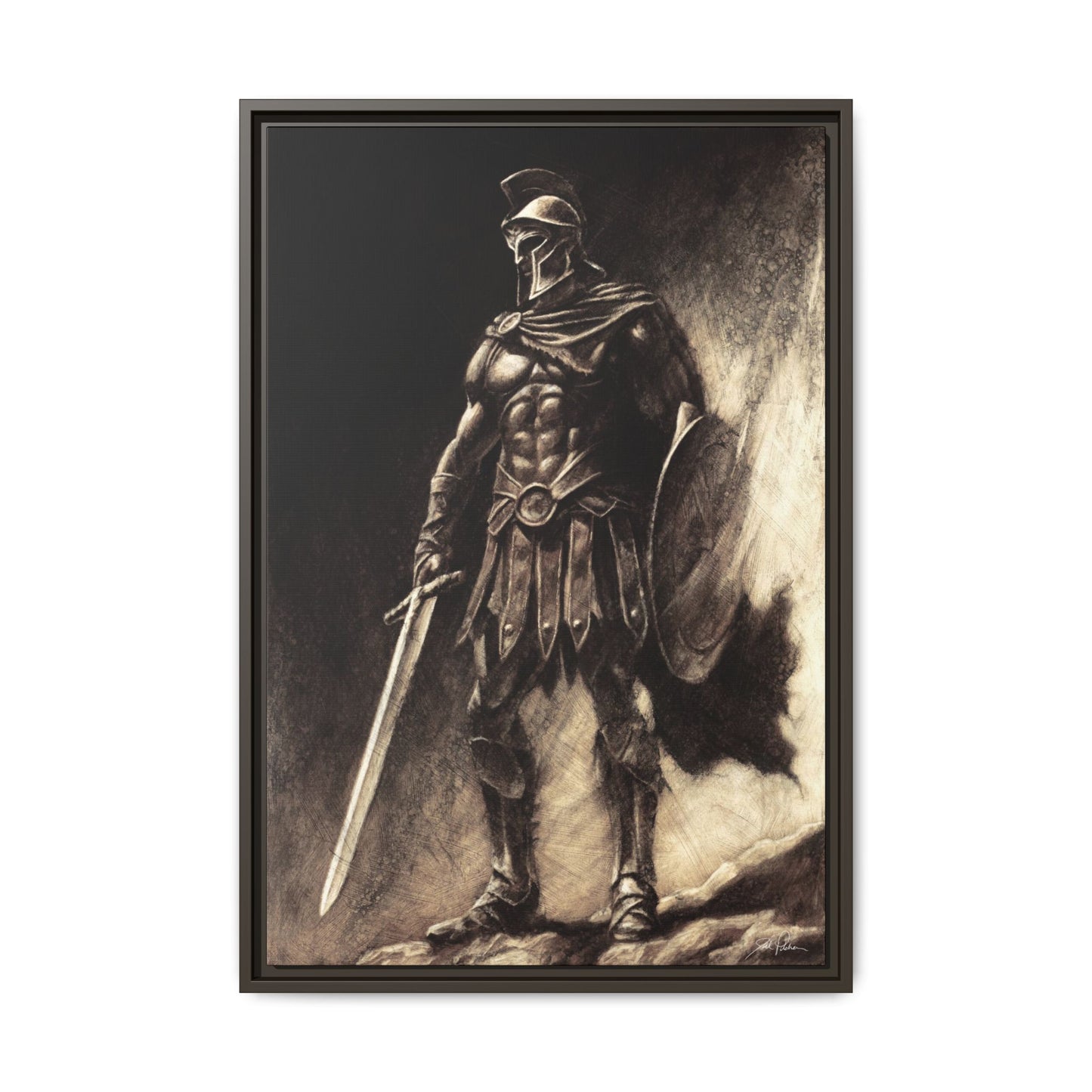 "Armor of God" Framed Canvas