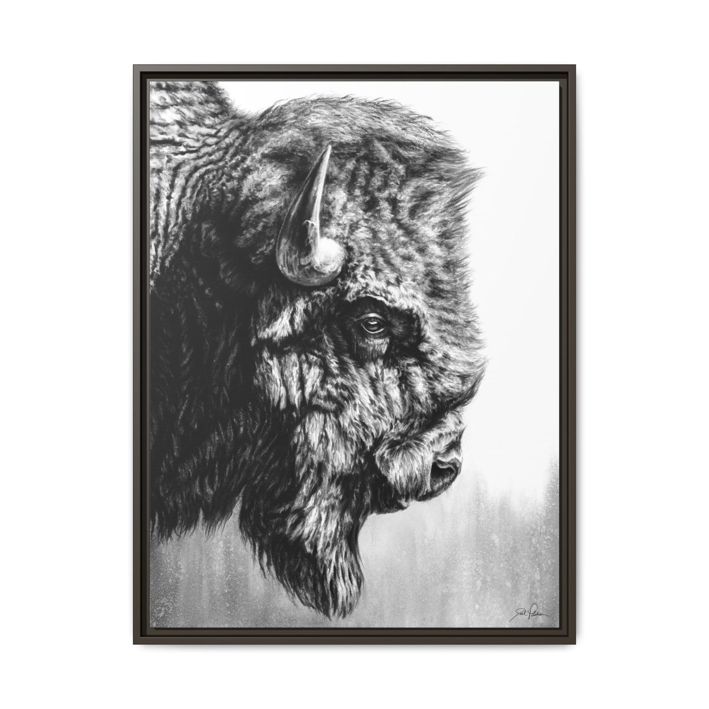 "Headstrong" Framed Canvas