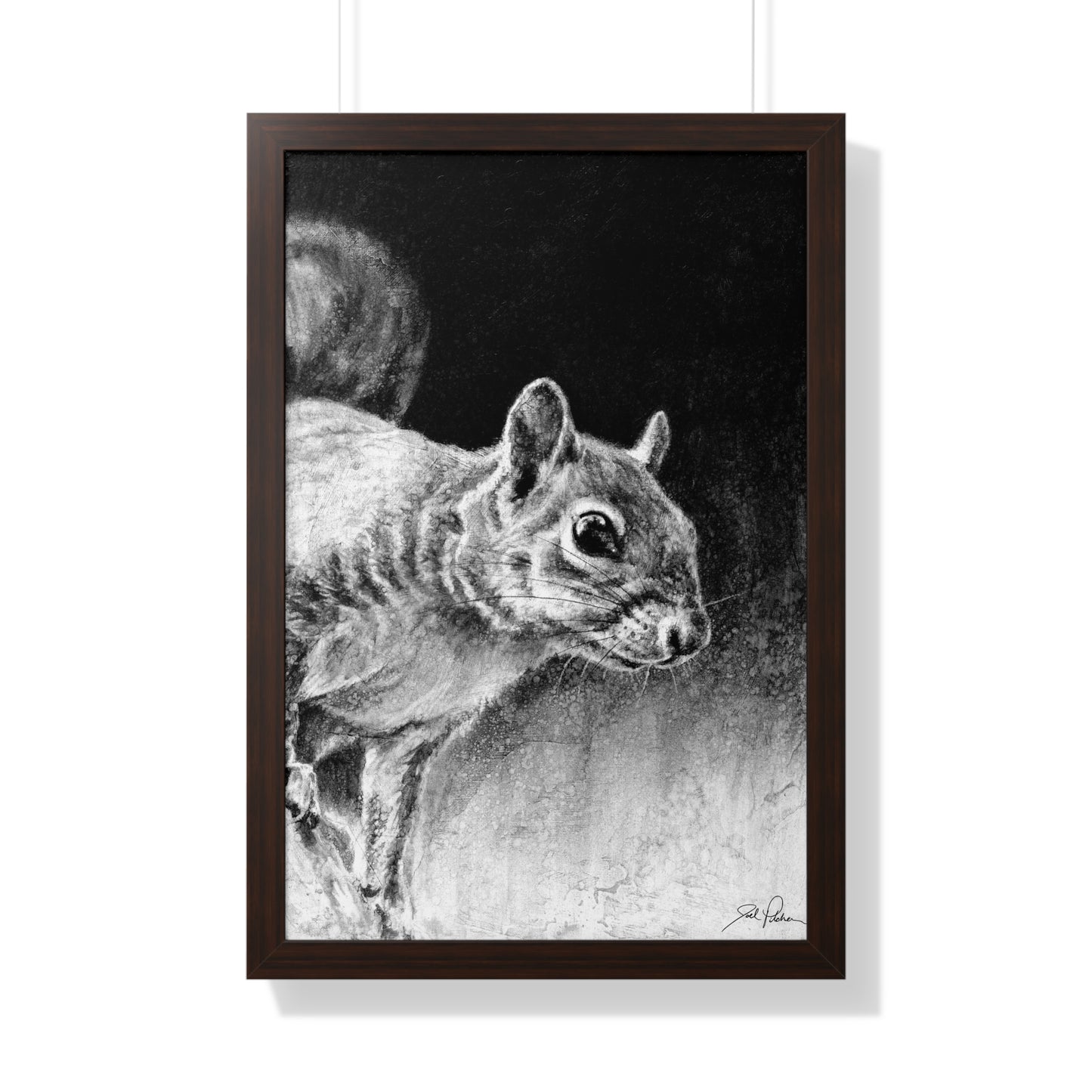 "Squirrel" Framed Paper Print