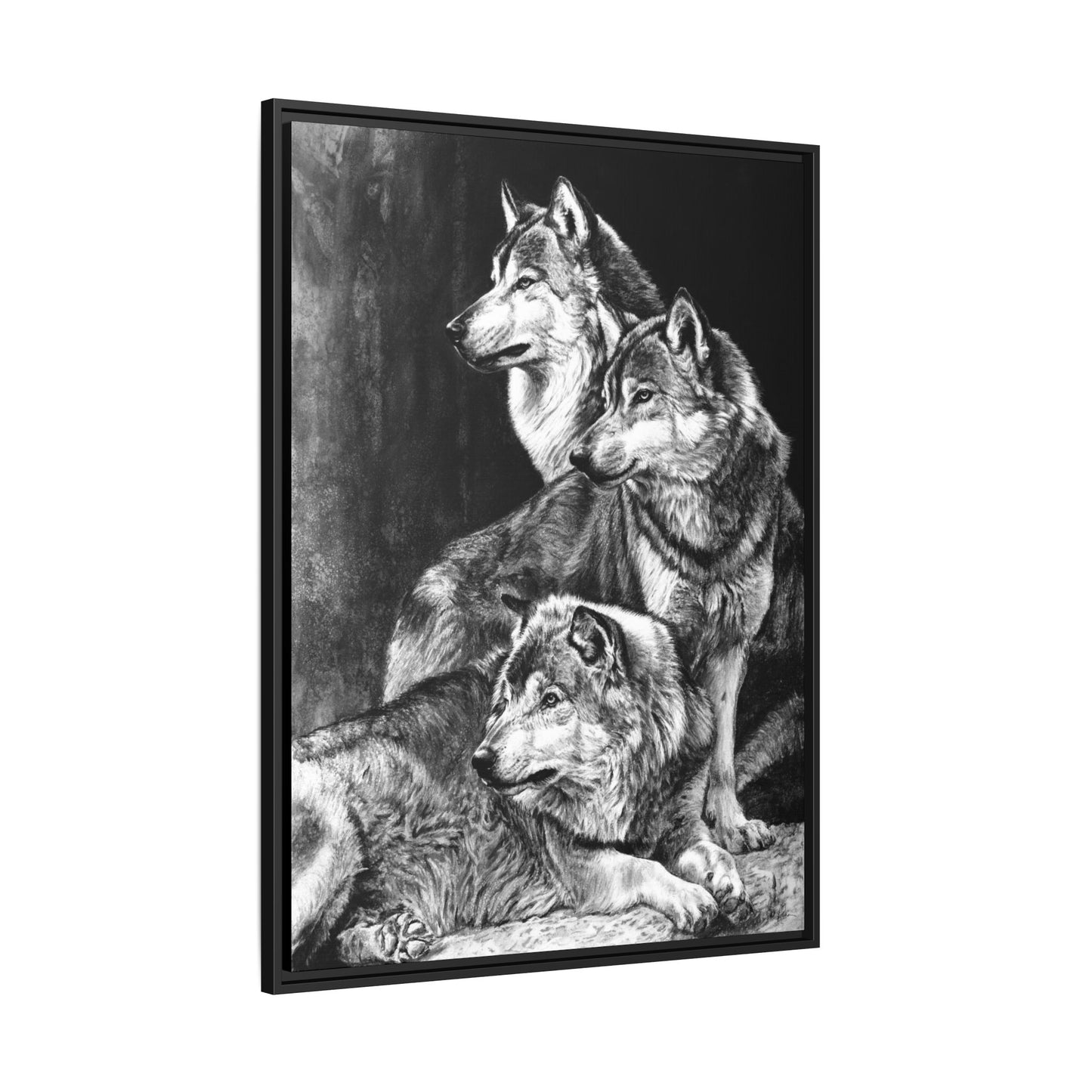 "Sentinels" Framed Canvas