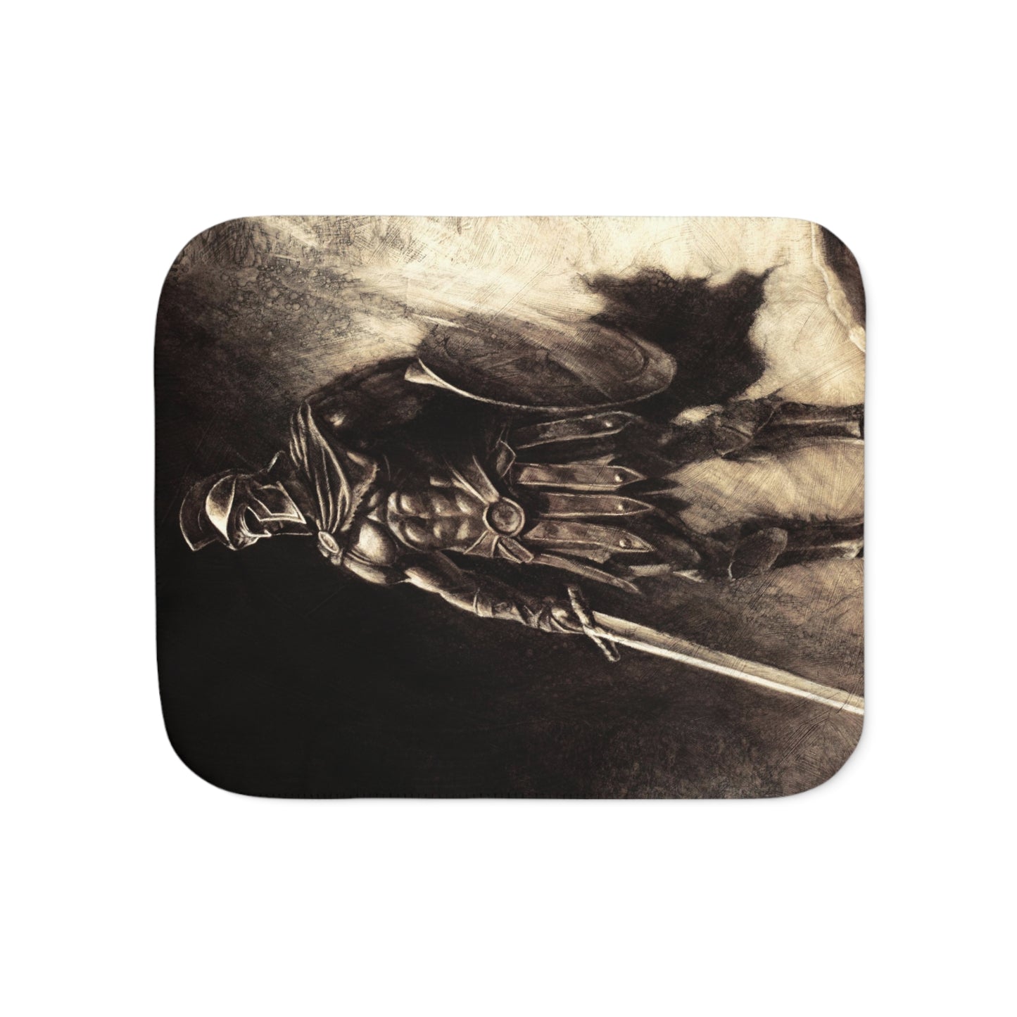 "Armor of God" Sherpa Blanket.
