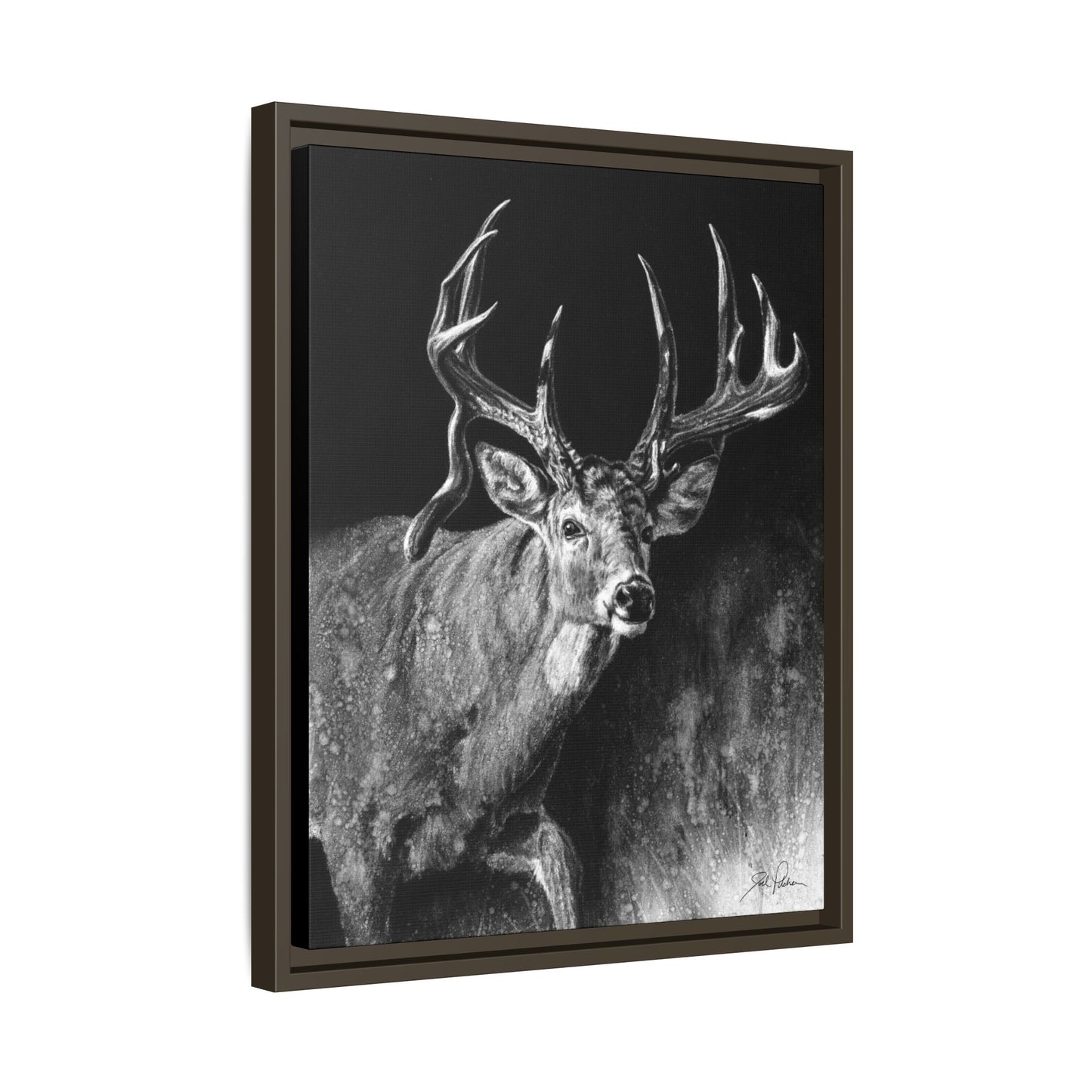 "Jaw Dropper" Framed Canvas