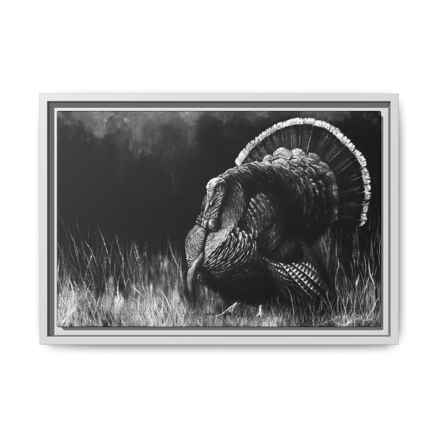 "Light It Up" Framed Canvas