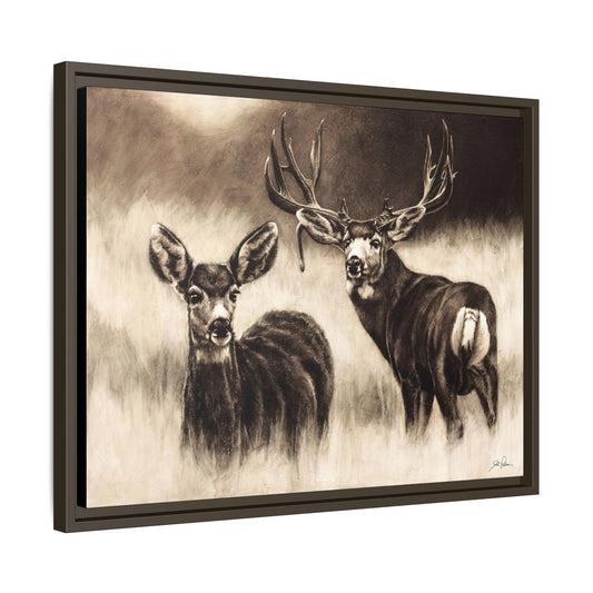 "Couples Retreat" Framed Canvas