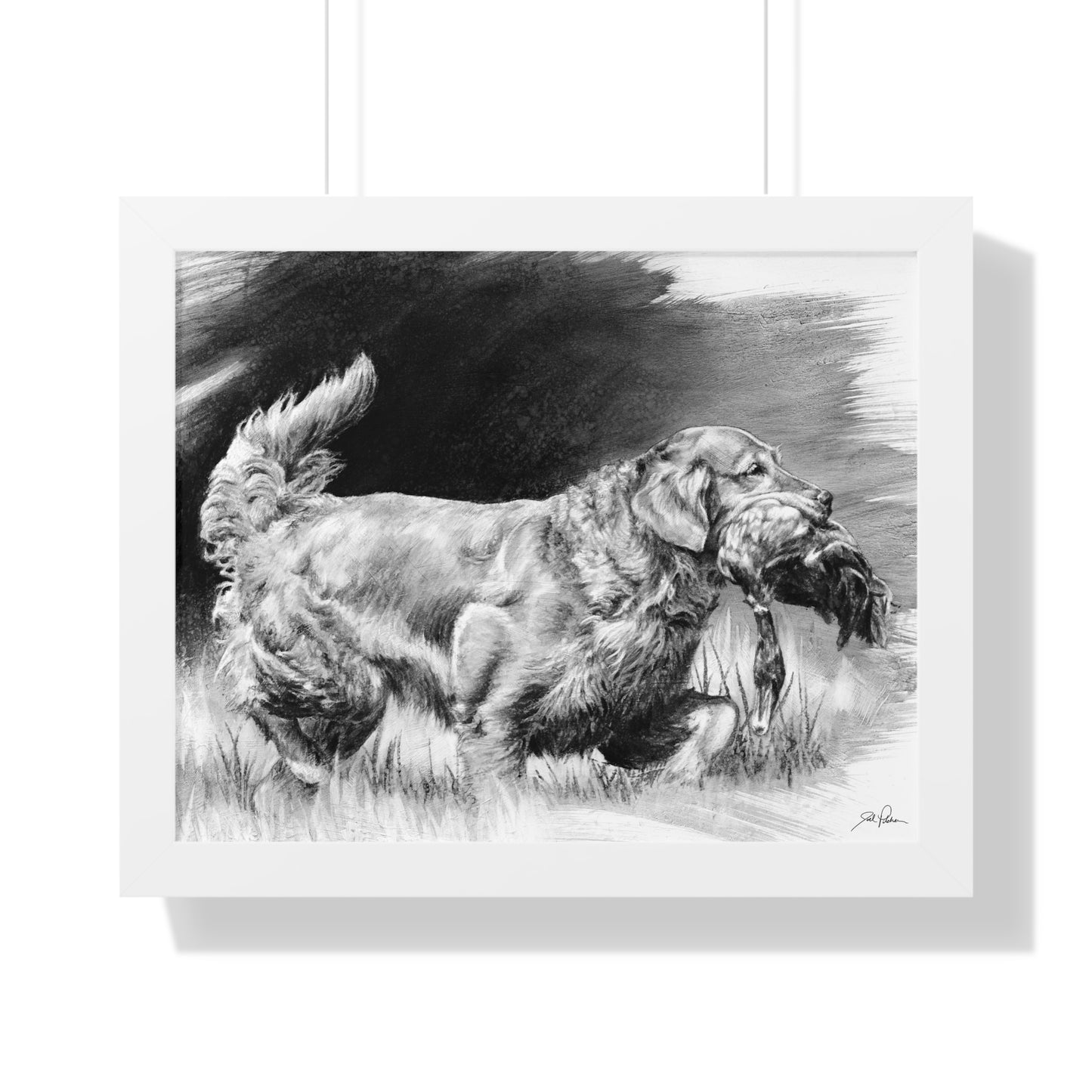 "Good Dog" Framed Paper Print