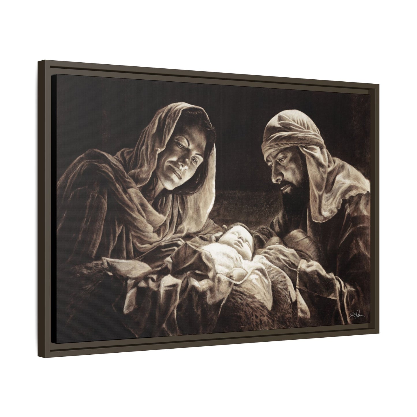 "Light of the World" Framed Canvas