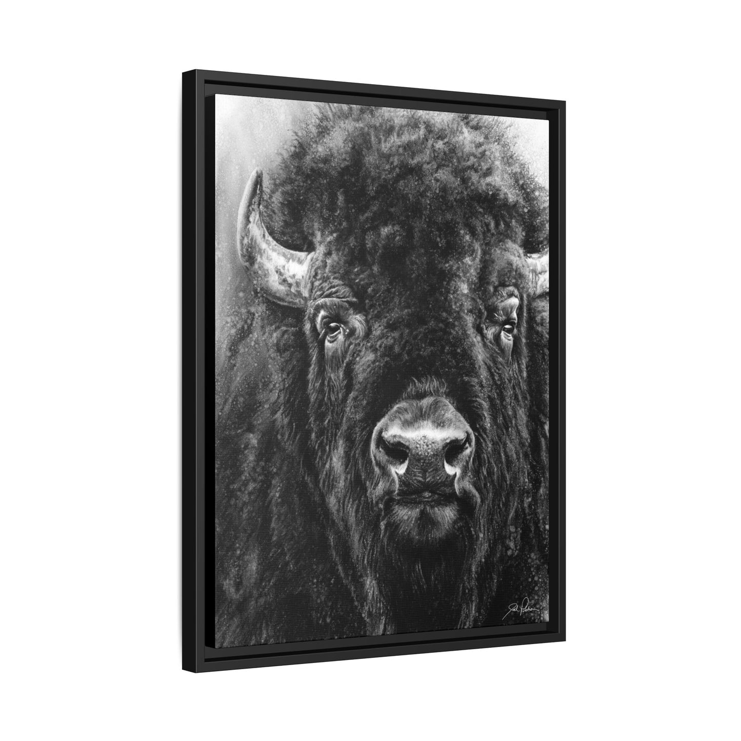 "Tatanka" Framed Canvas