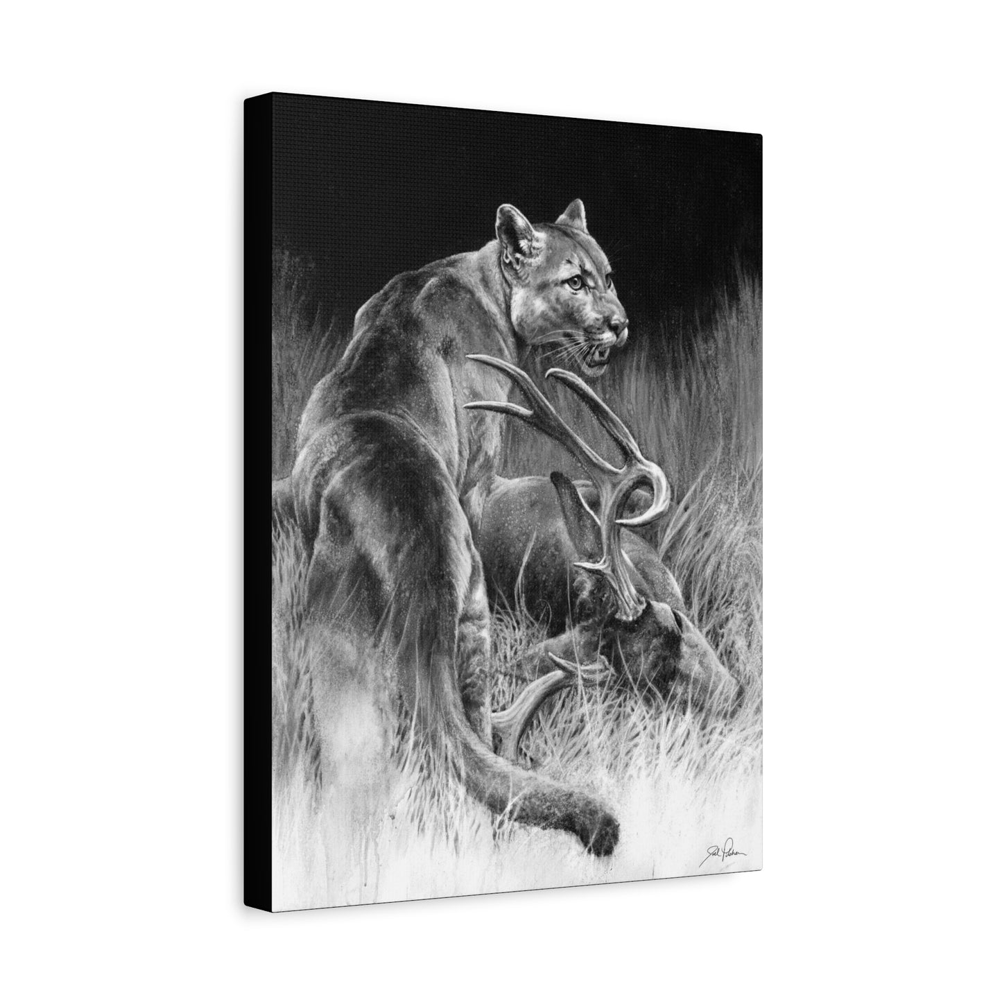 "Food Chain" Stretched Canvas
