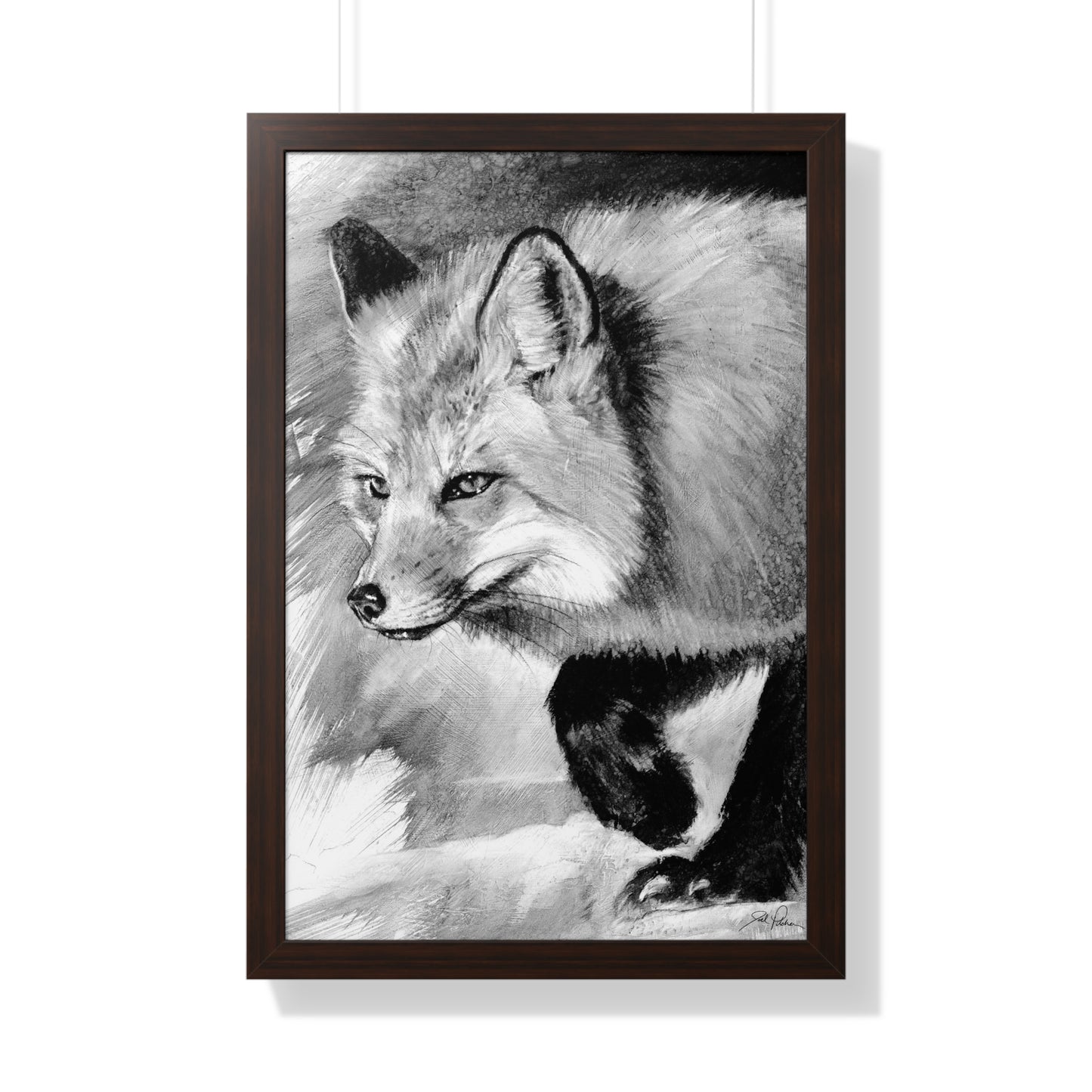 "Fox" Framed Paper Print