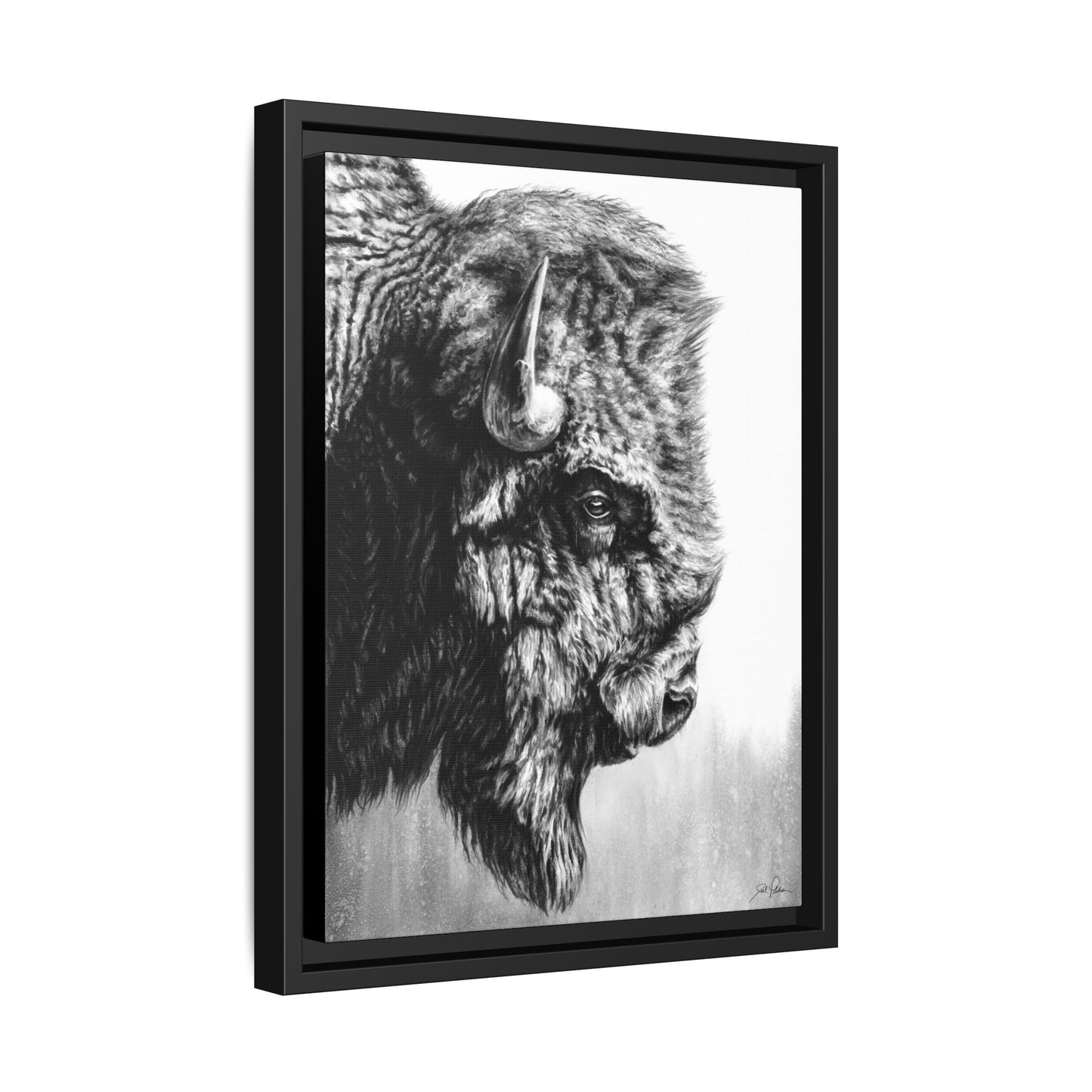 "Headstrong" Framed Canvas
