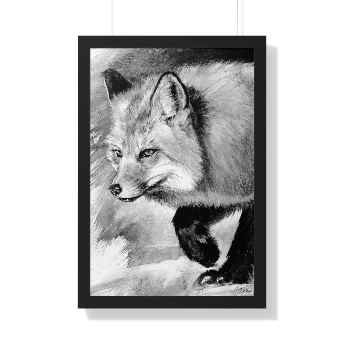 "Fox" Framed Paper Print