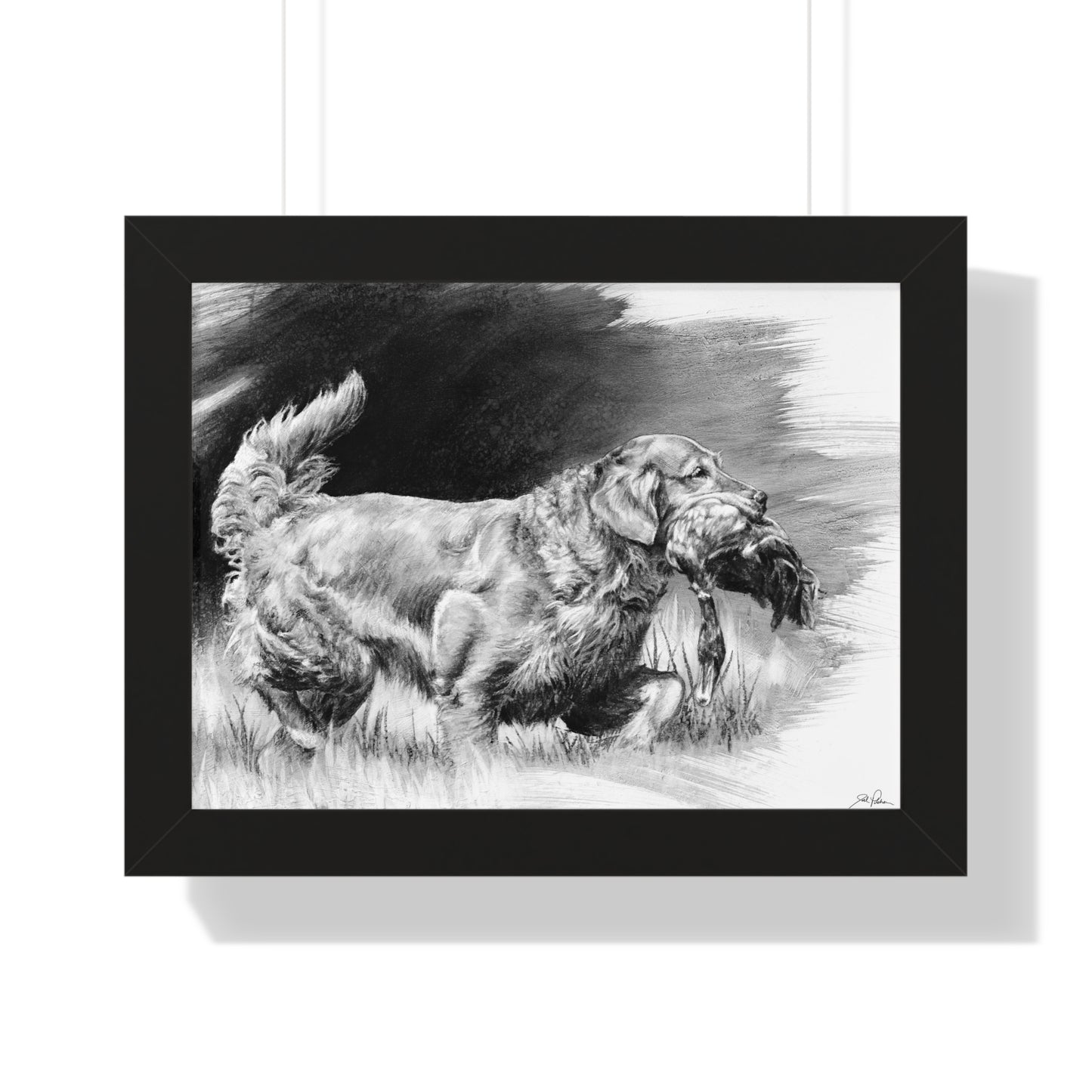 "Good Dog" Framed Paper Print