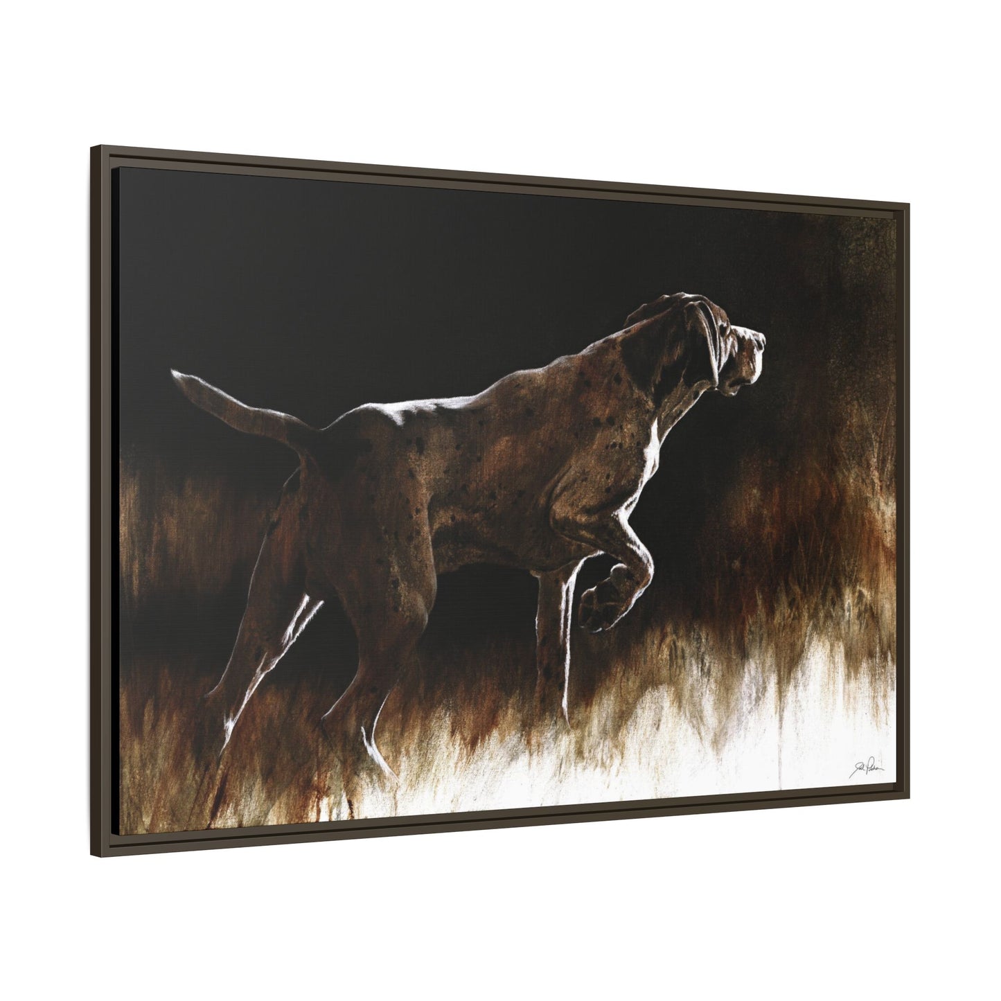 "On Point" Framed Canvas