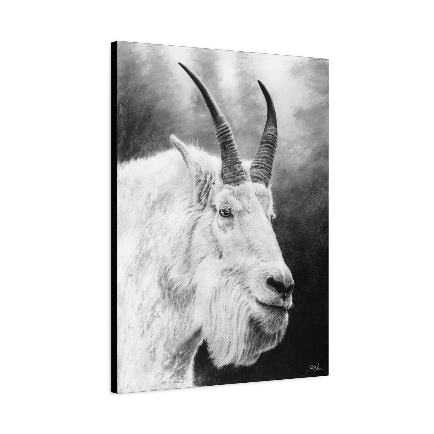 "G.O.A.T." Stretched Canvas