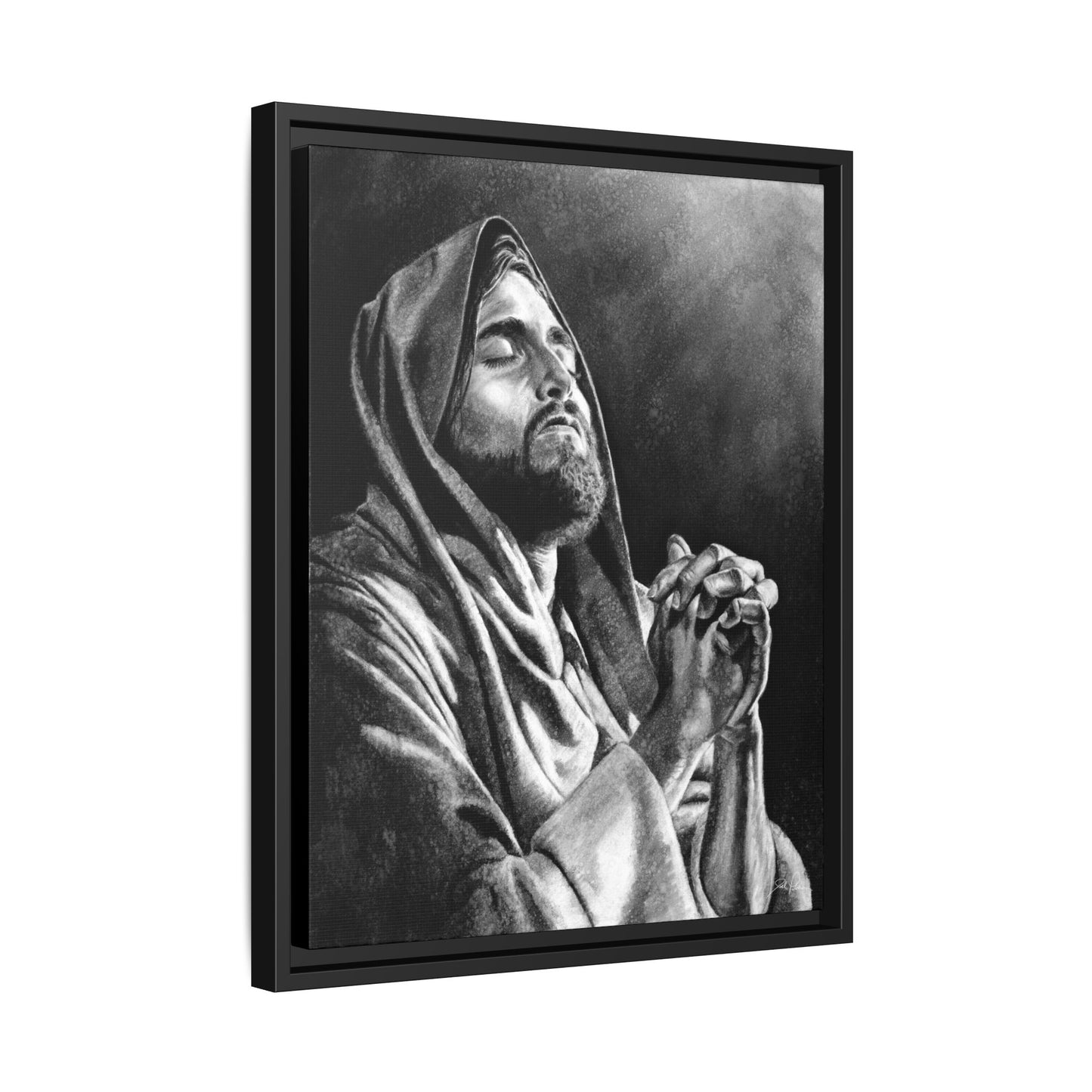 "Thy Will Be Done" Framed Canvas