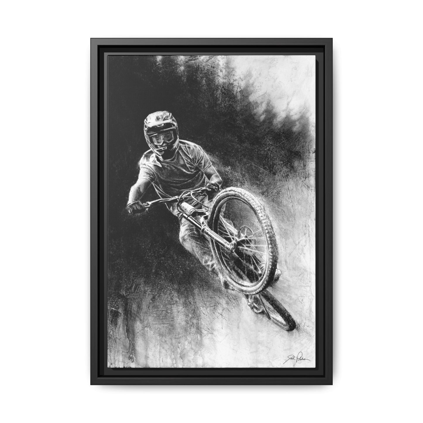 "Mountain Air" Framed Canvas