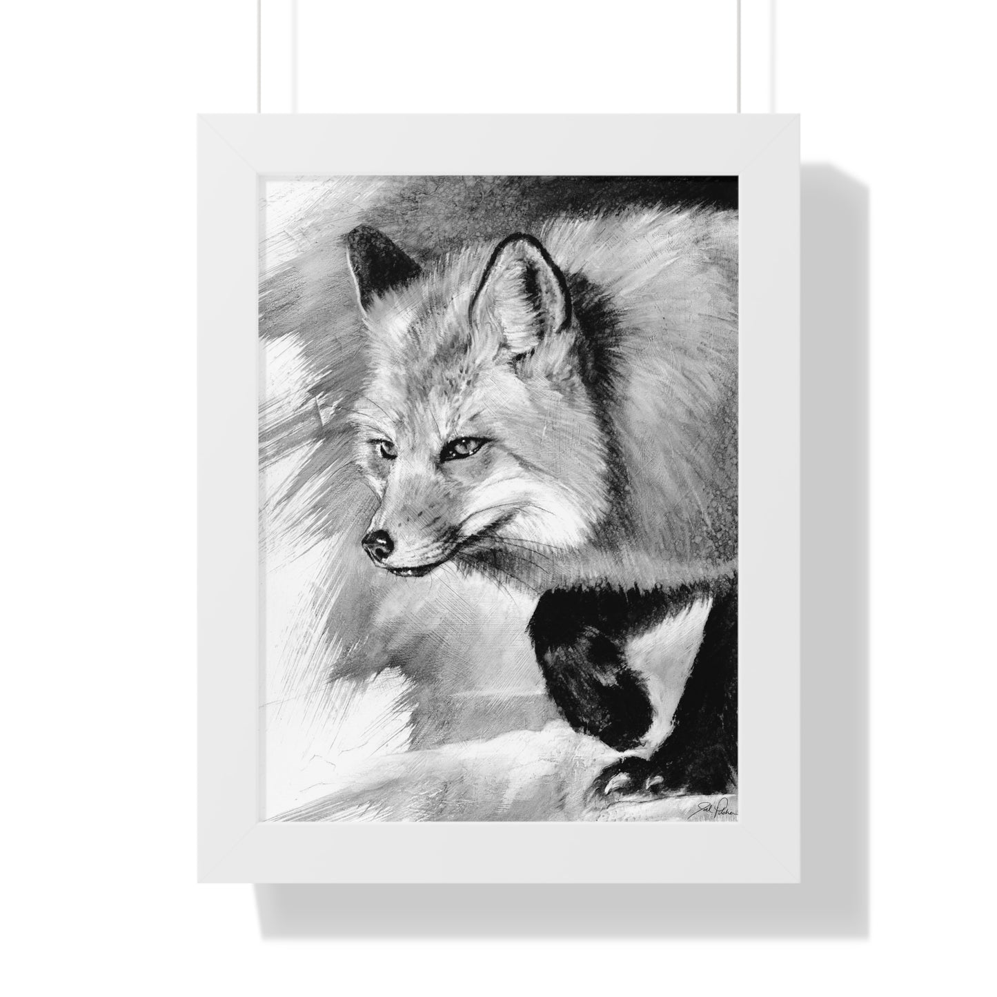 "Fox" Framed Paper Print