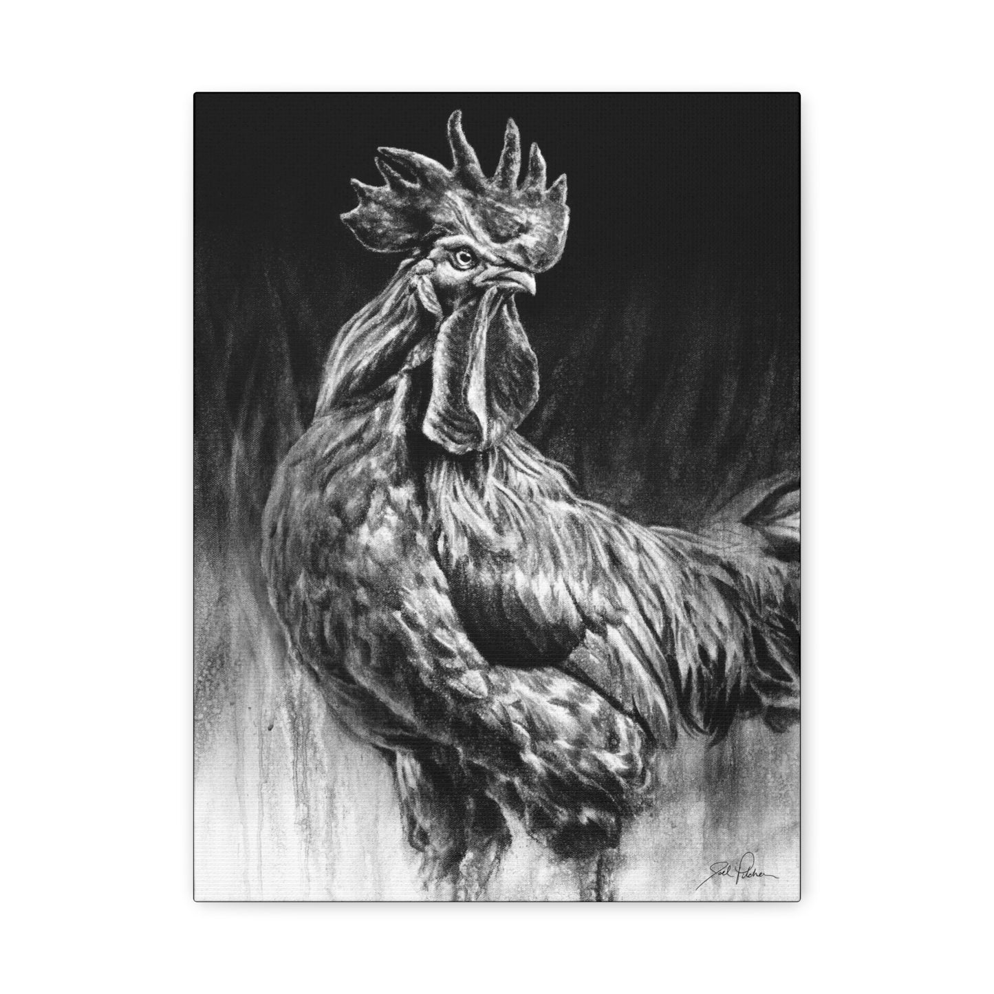 "Yard Boss" Stretched Canvas