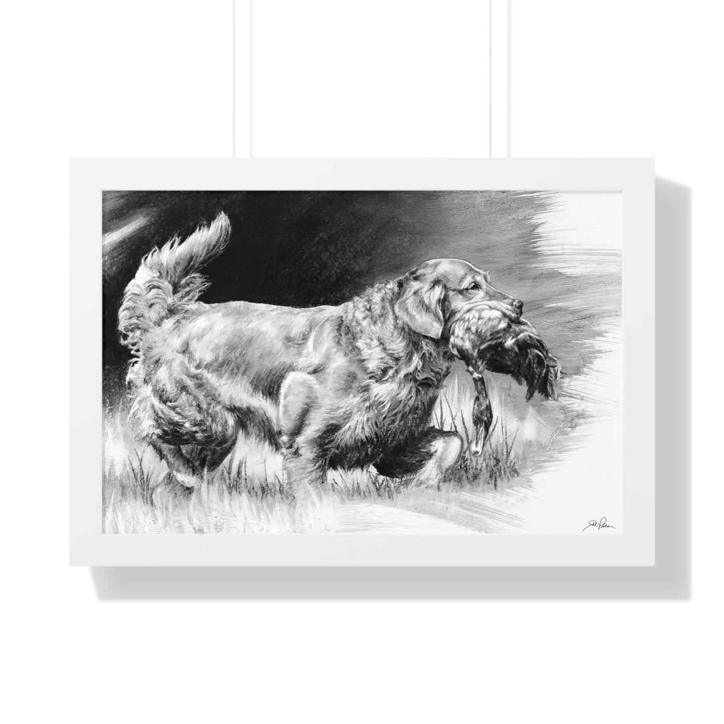 "Good Dog" Framed Paper Print