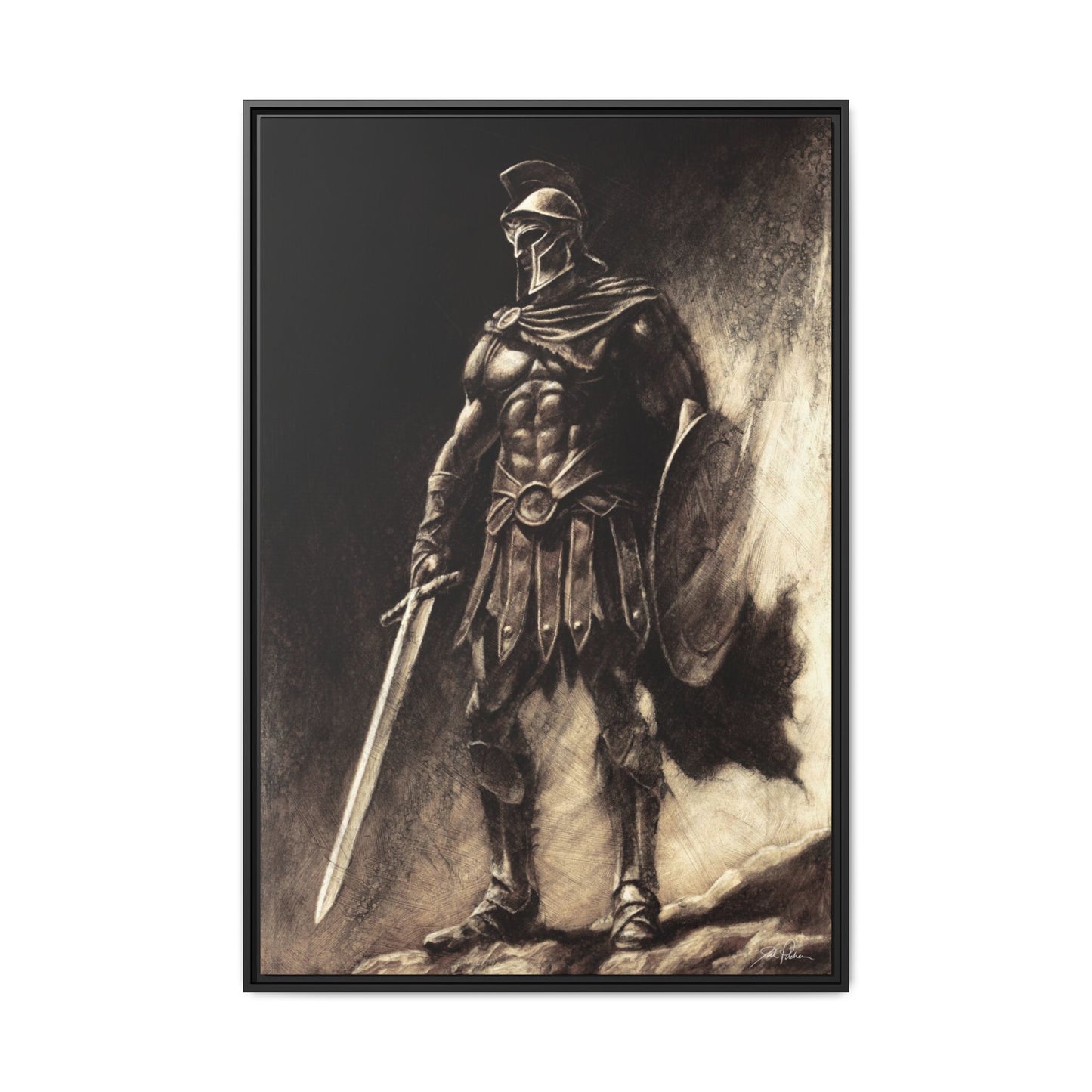 "Armor of God" Framed Canvas