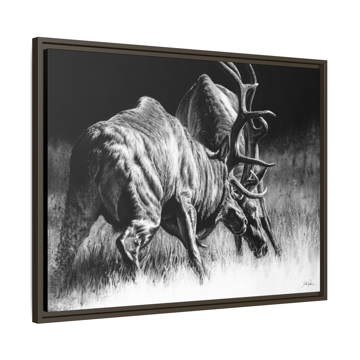 "Winner Takes All" Framed Canvas