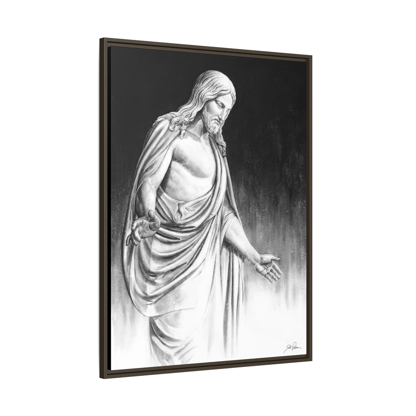 "Come Unto Me" Framed Canvas