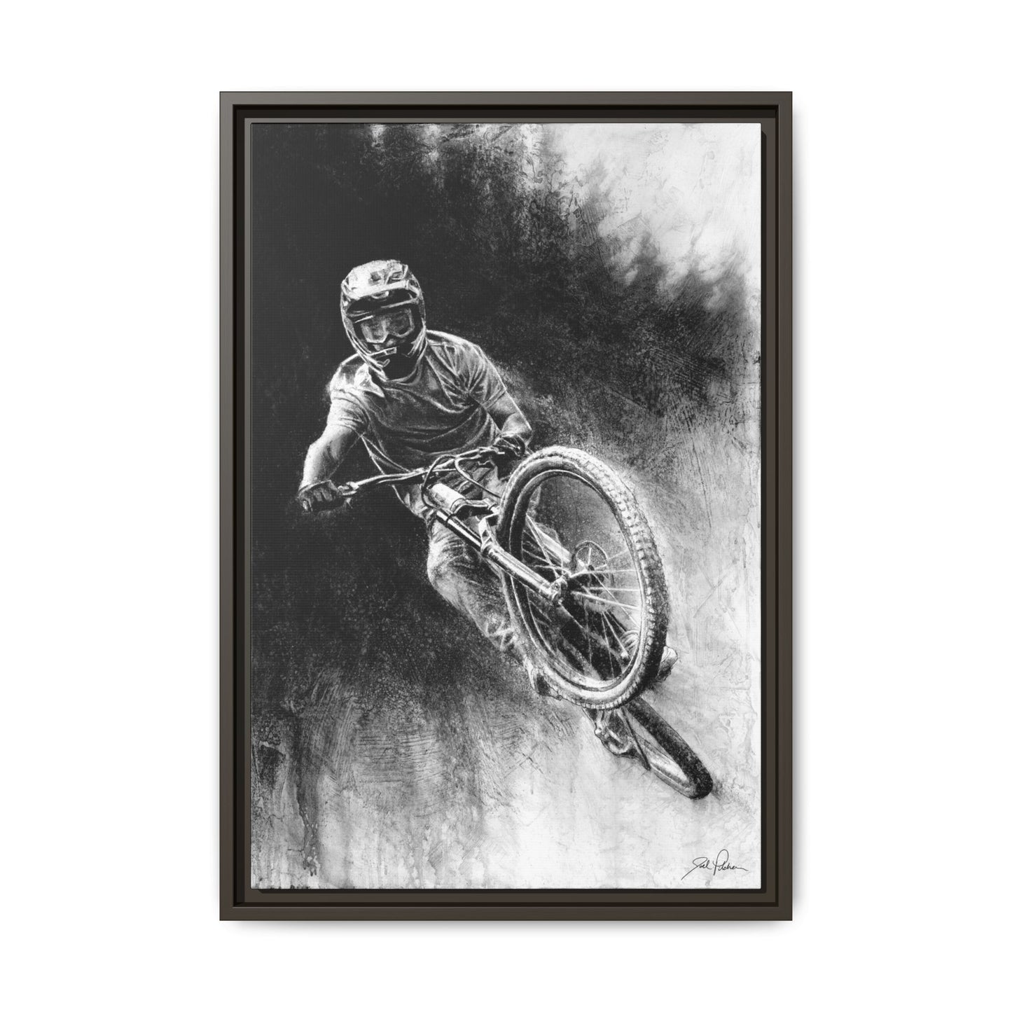 "Mountain Air" Framed Canvas