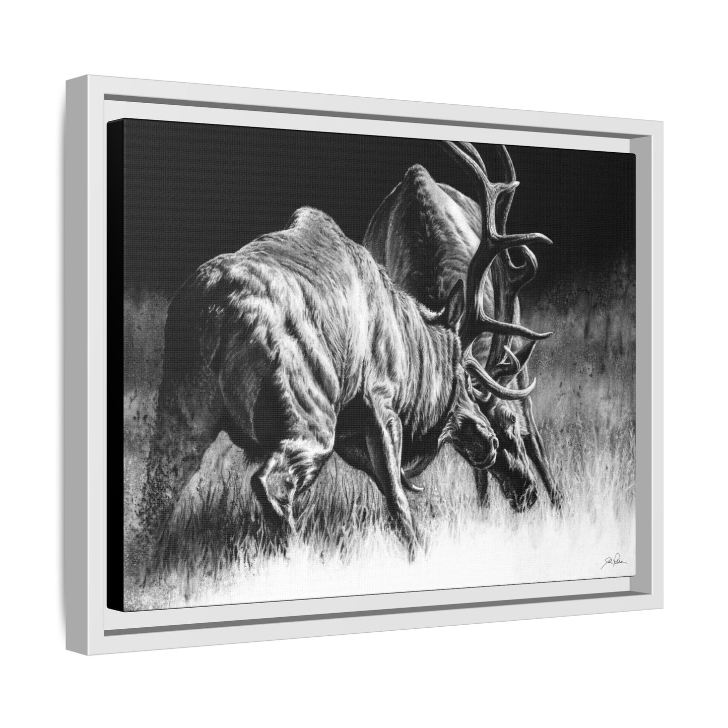 "Winner Takes All" Framed Canvas