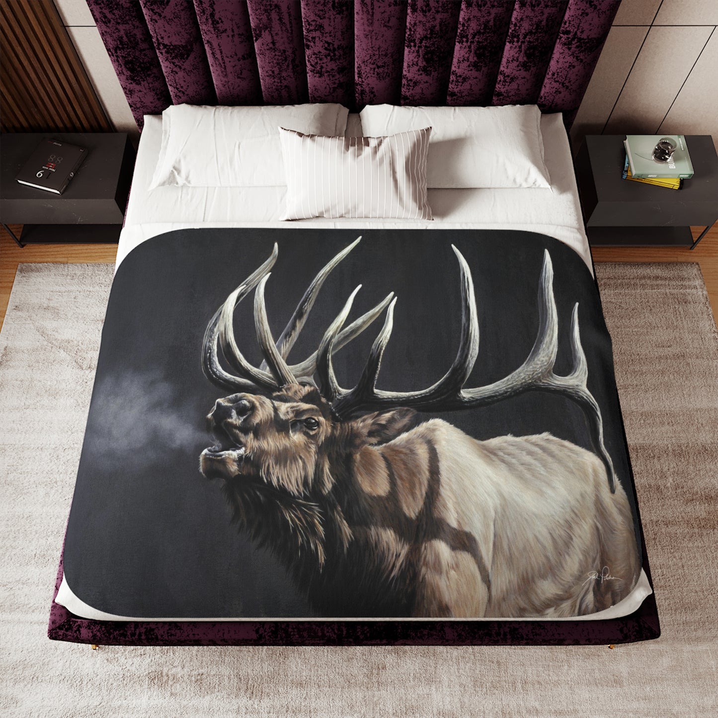 "Royal Persuasion" Sherpa Blanket.