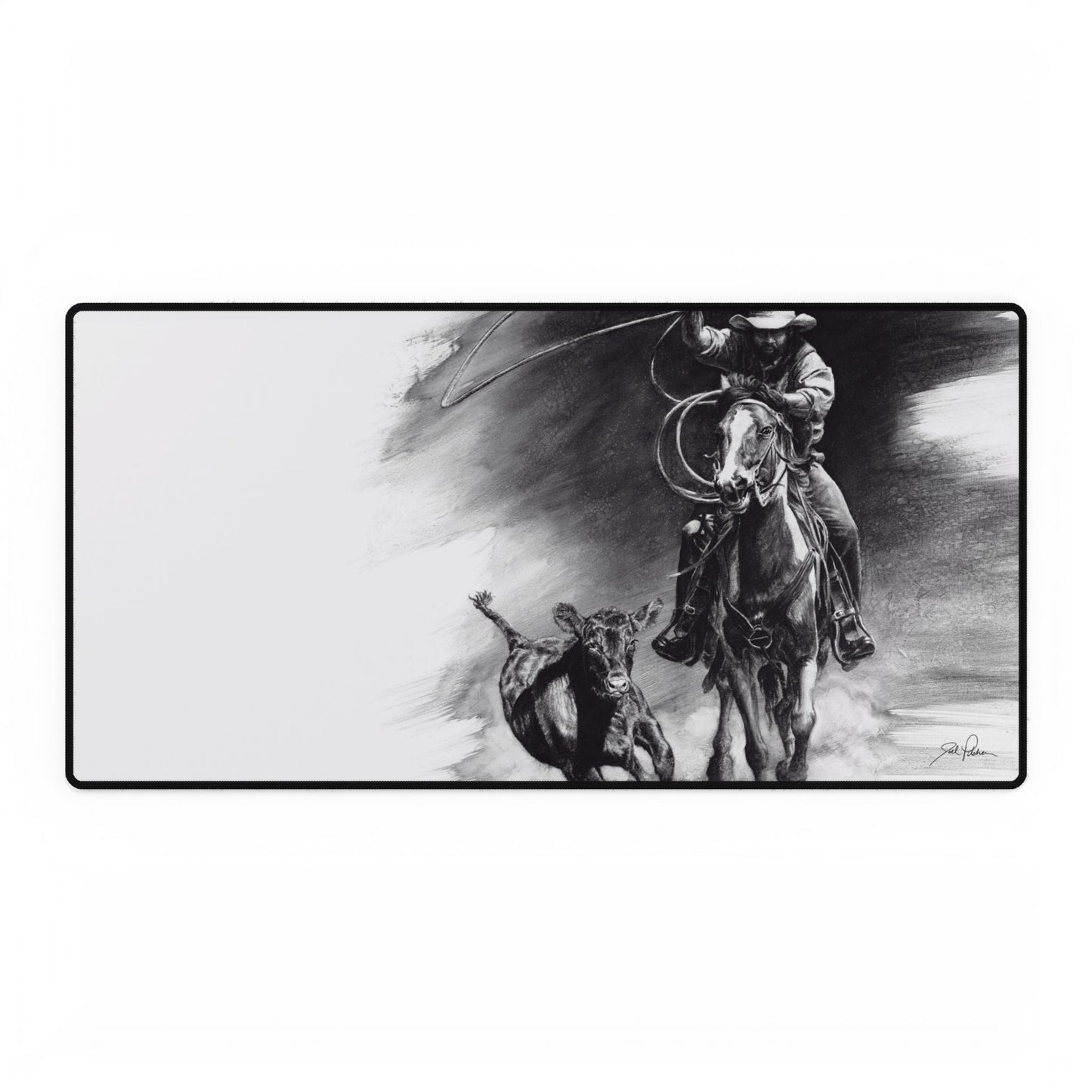 "Calf Roping" Mouse Pad
