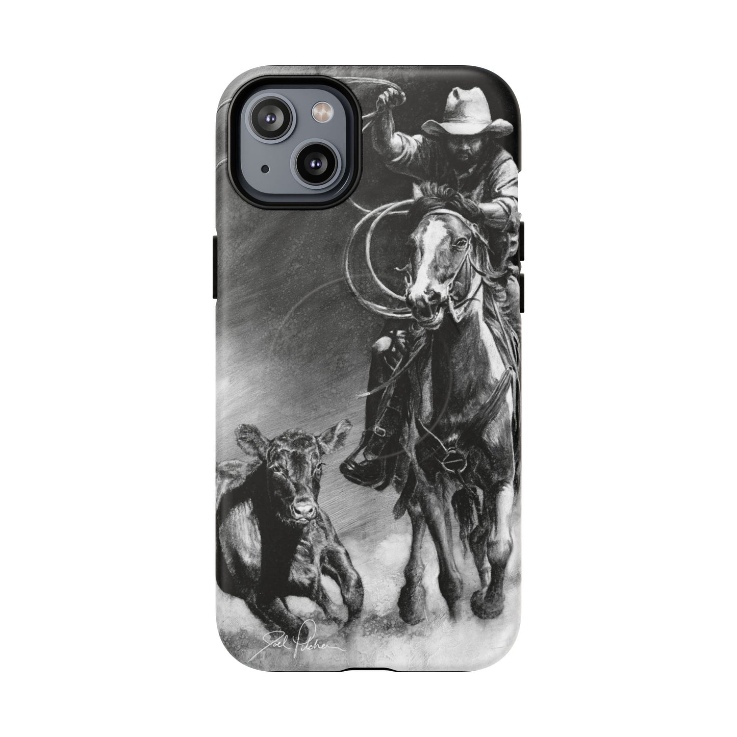 "Calf Roping" Magnetic Tough Case
