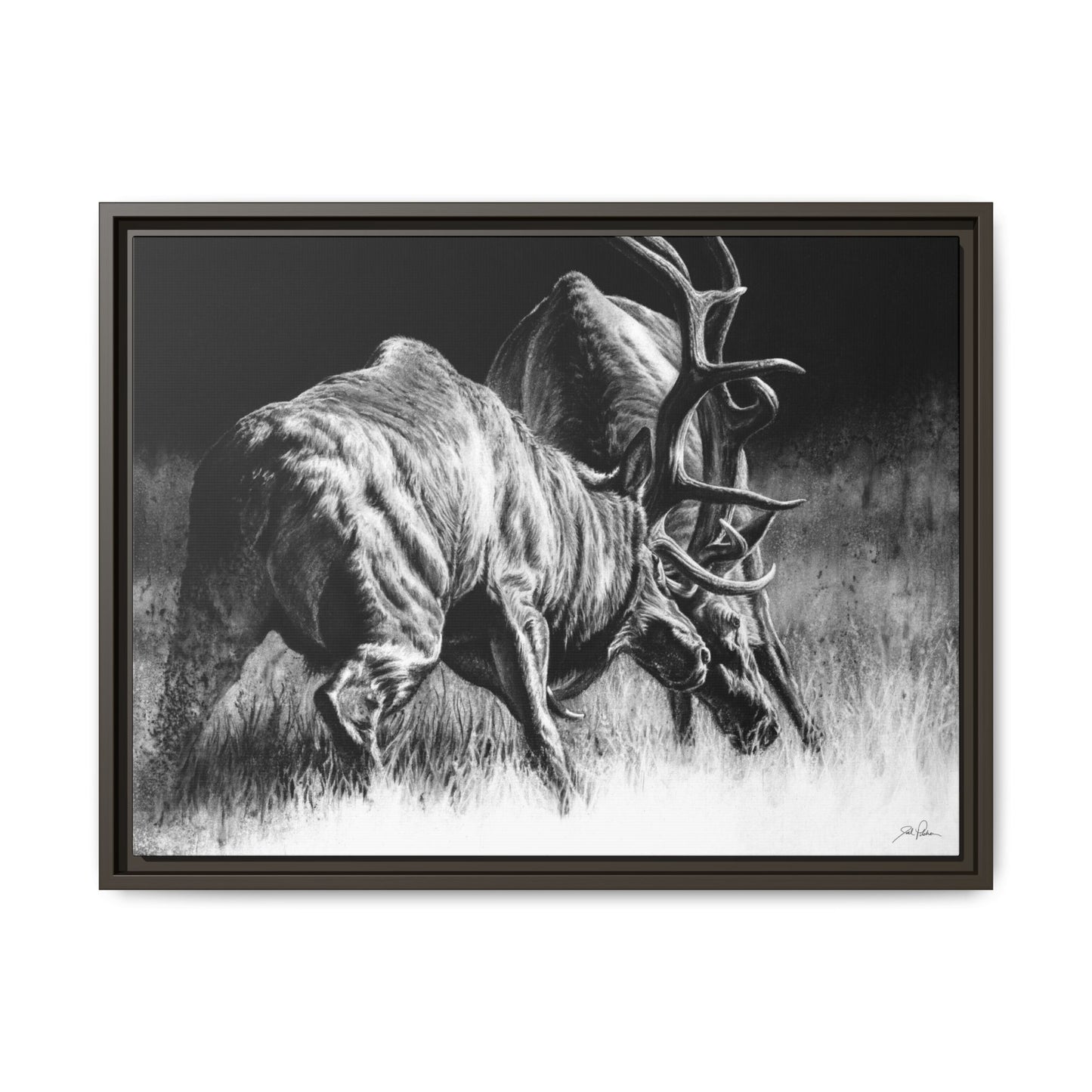 "Winner Takes All" Framed Canvas