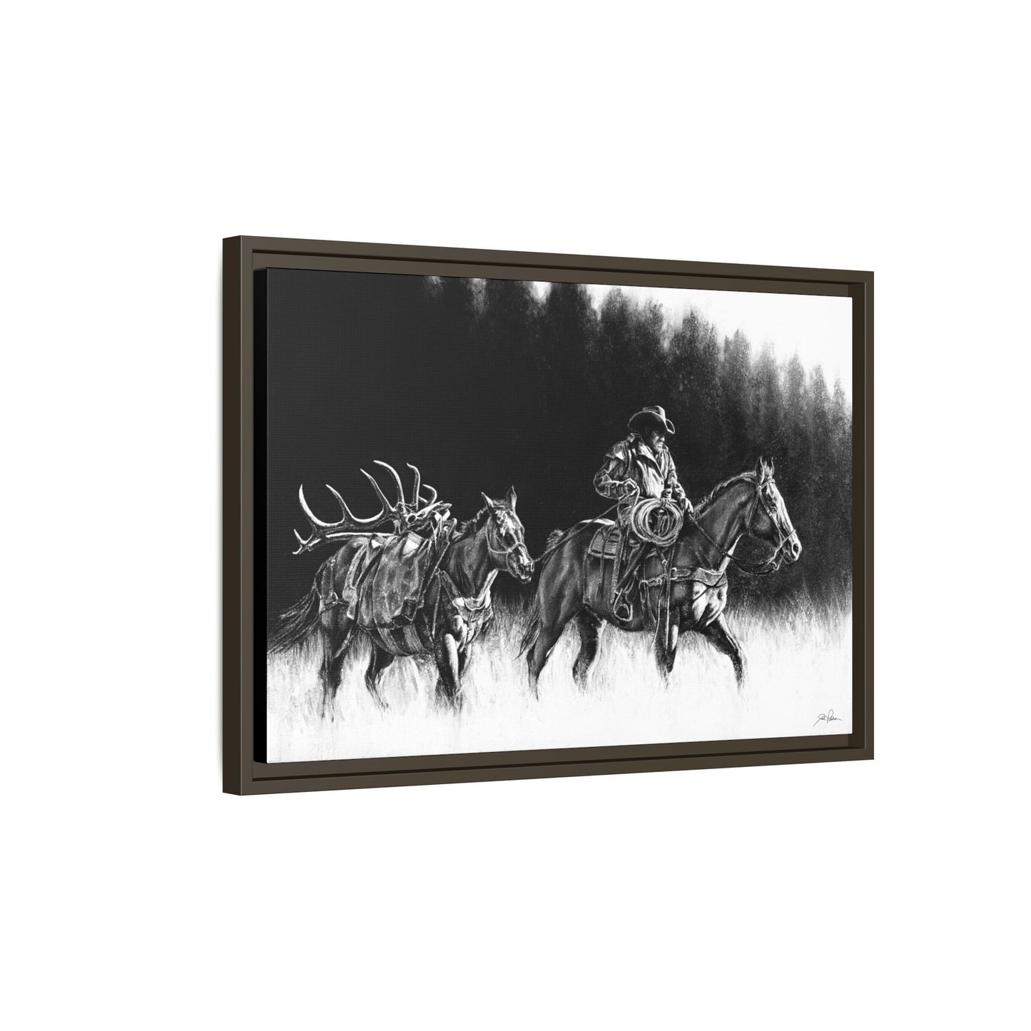 "The Long Haul" Framed Canvas
