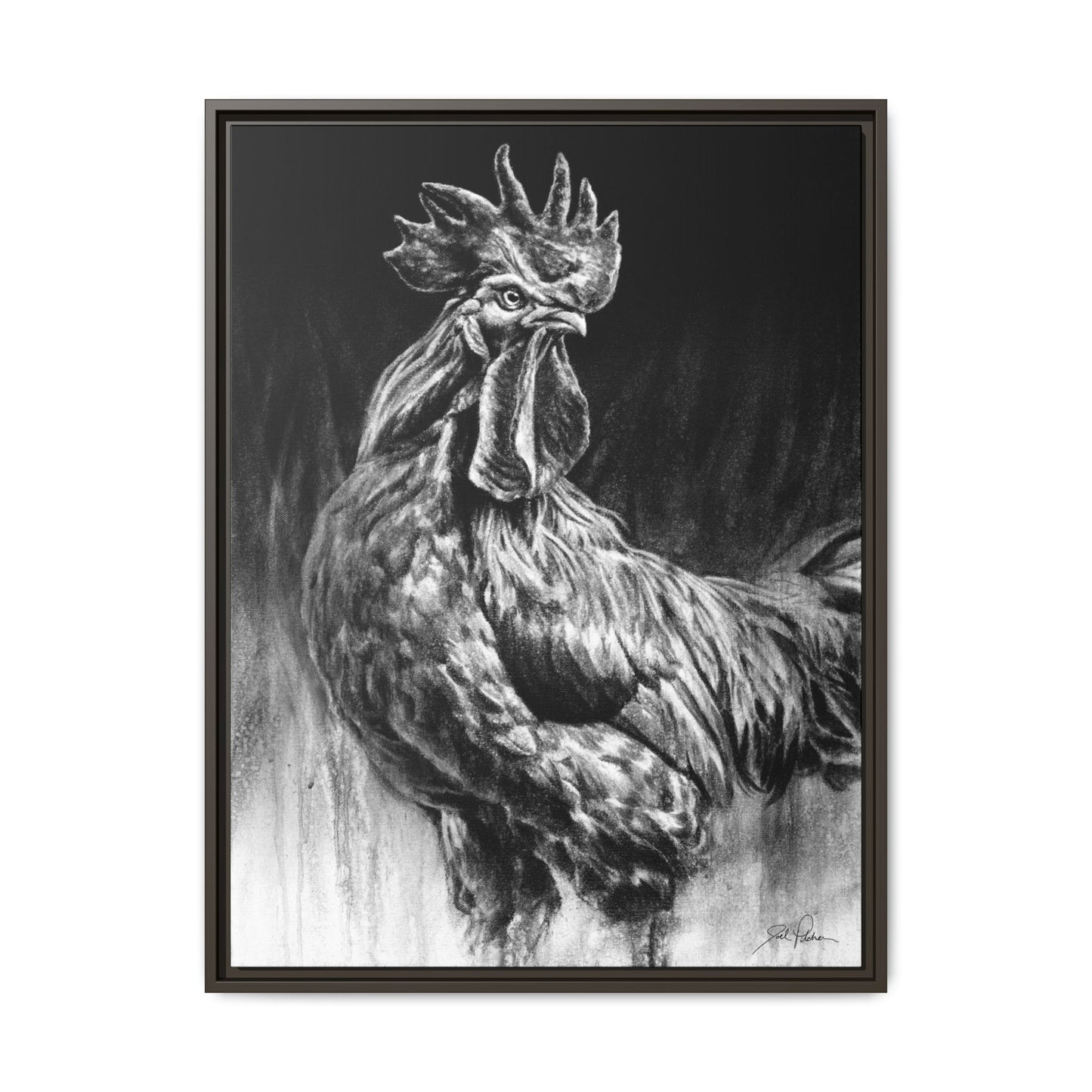 "Yard Boss" Framed Canvas