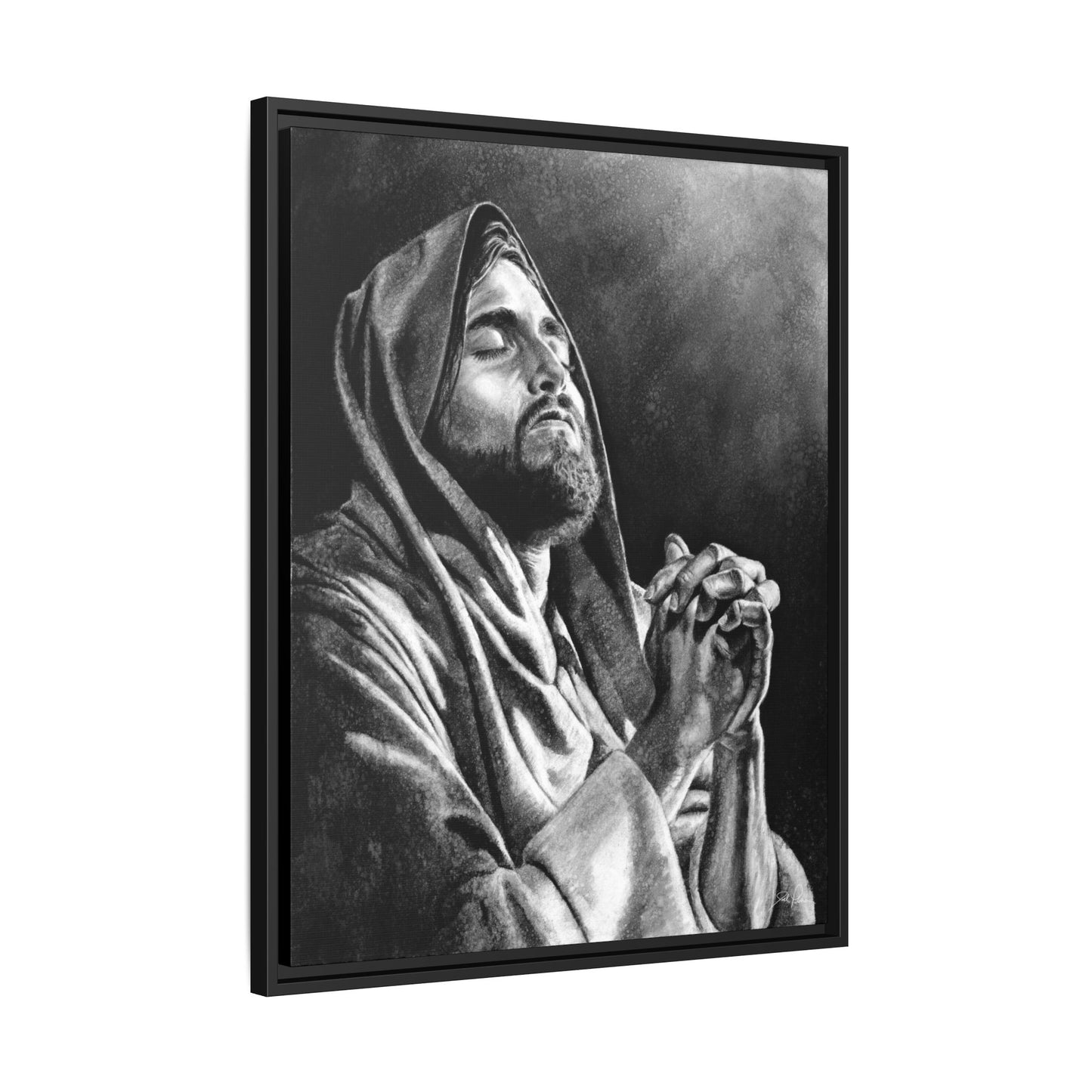 "Thy Will Be Done" Framed Canvas