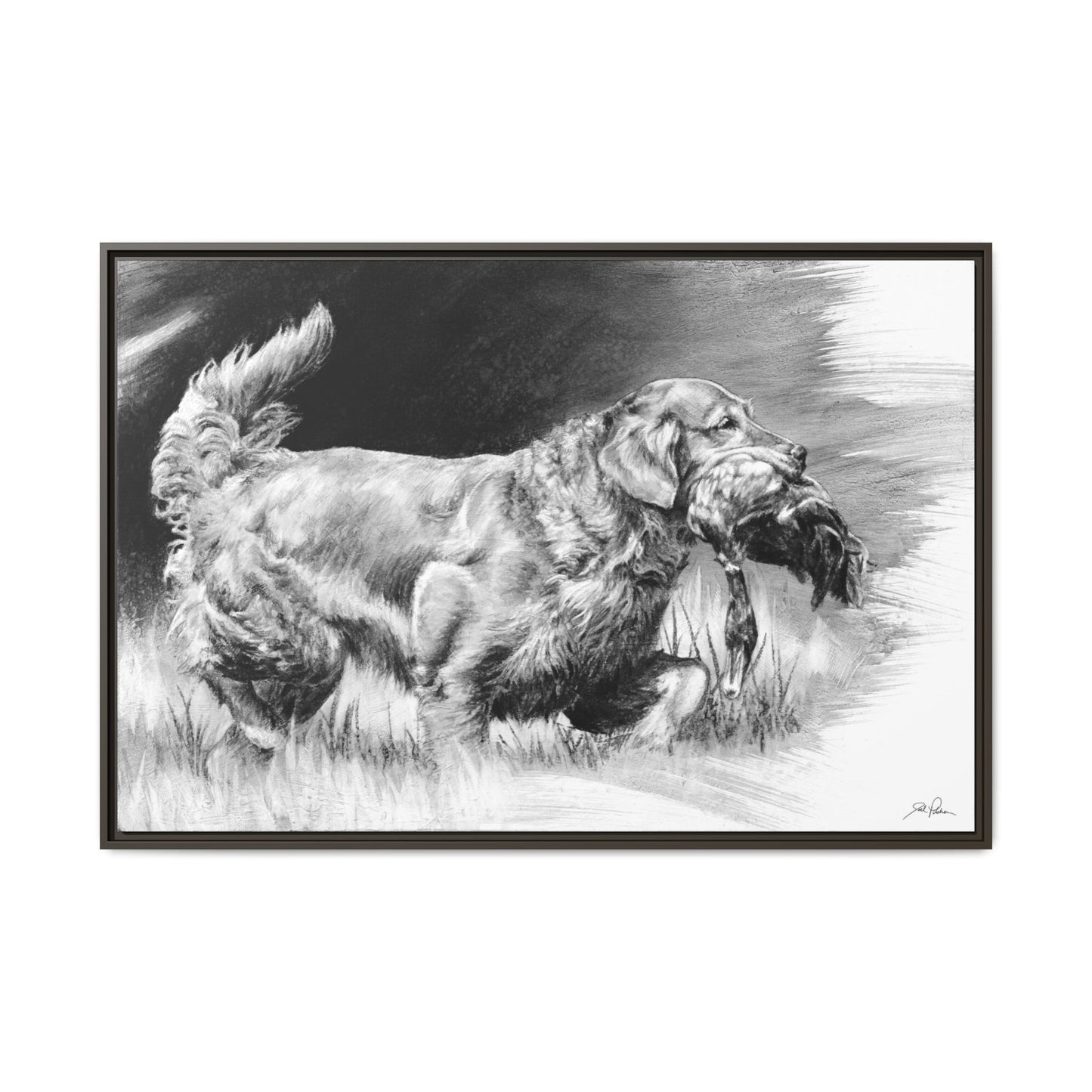 "Good Dog" Framed Canvas